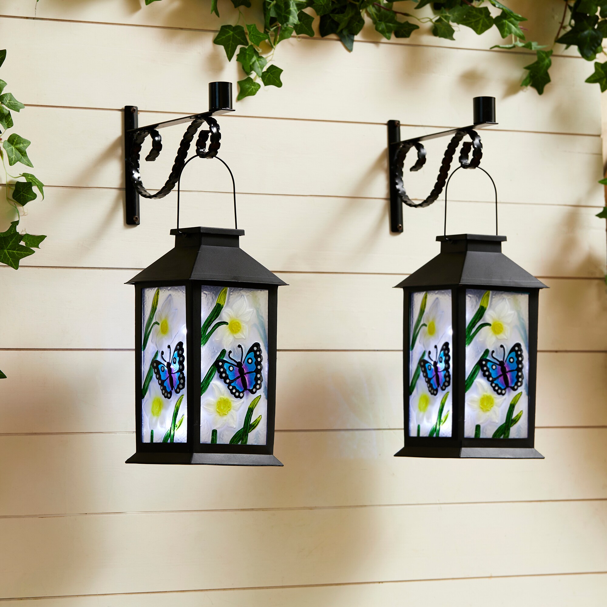 Glitzhome 2023300087 Outdoor-Decorative-Lanterns - View #2