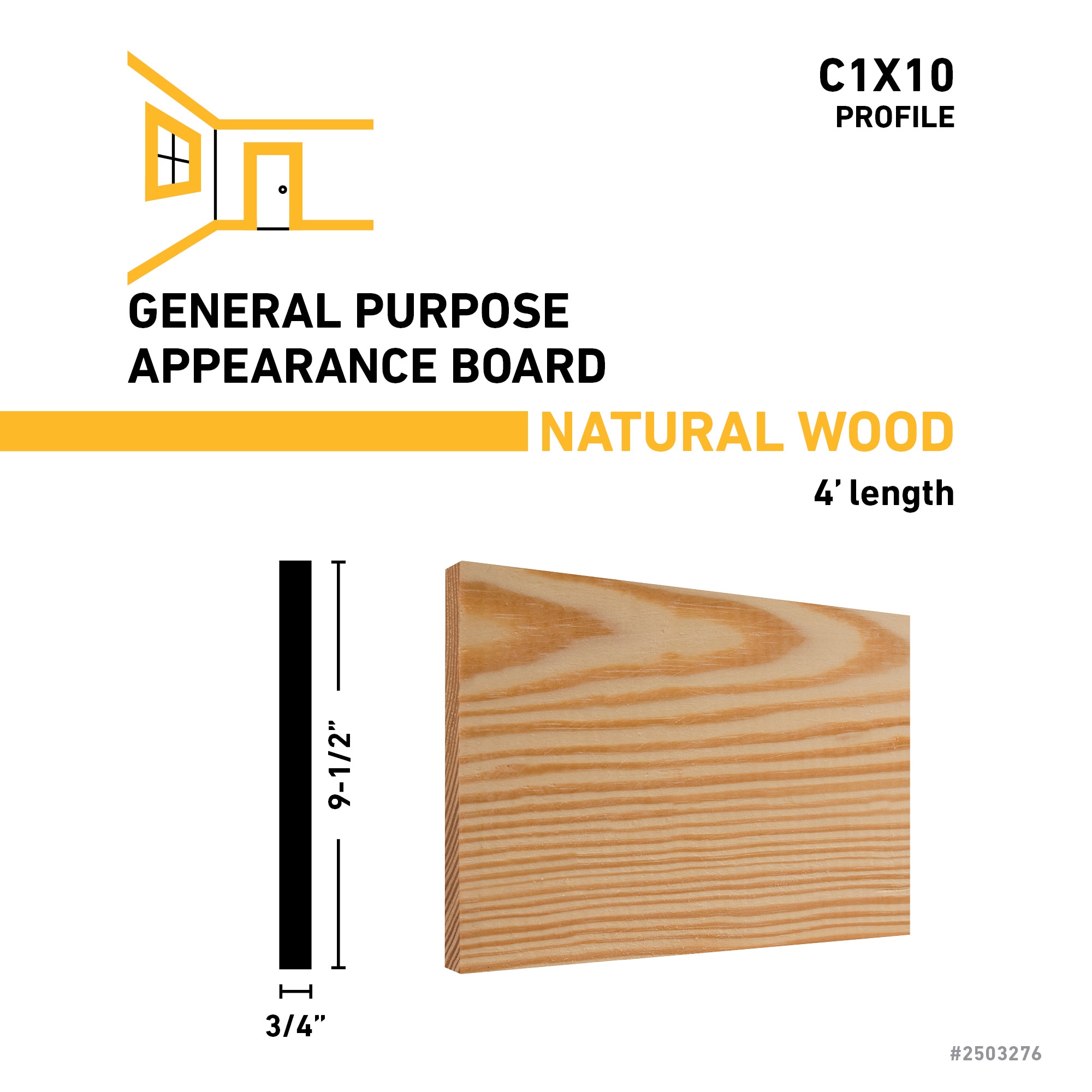 RELIABILT 108 8PINE Quarter-Round-Moulding - View #3