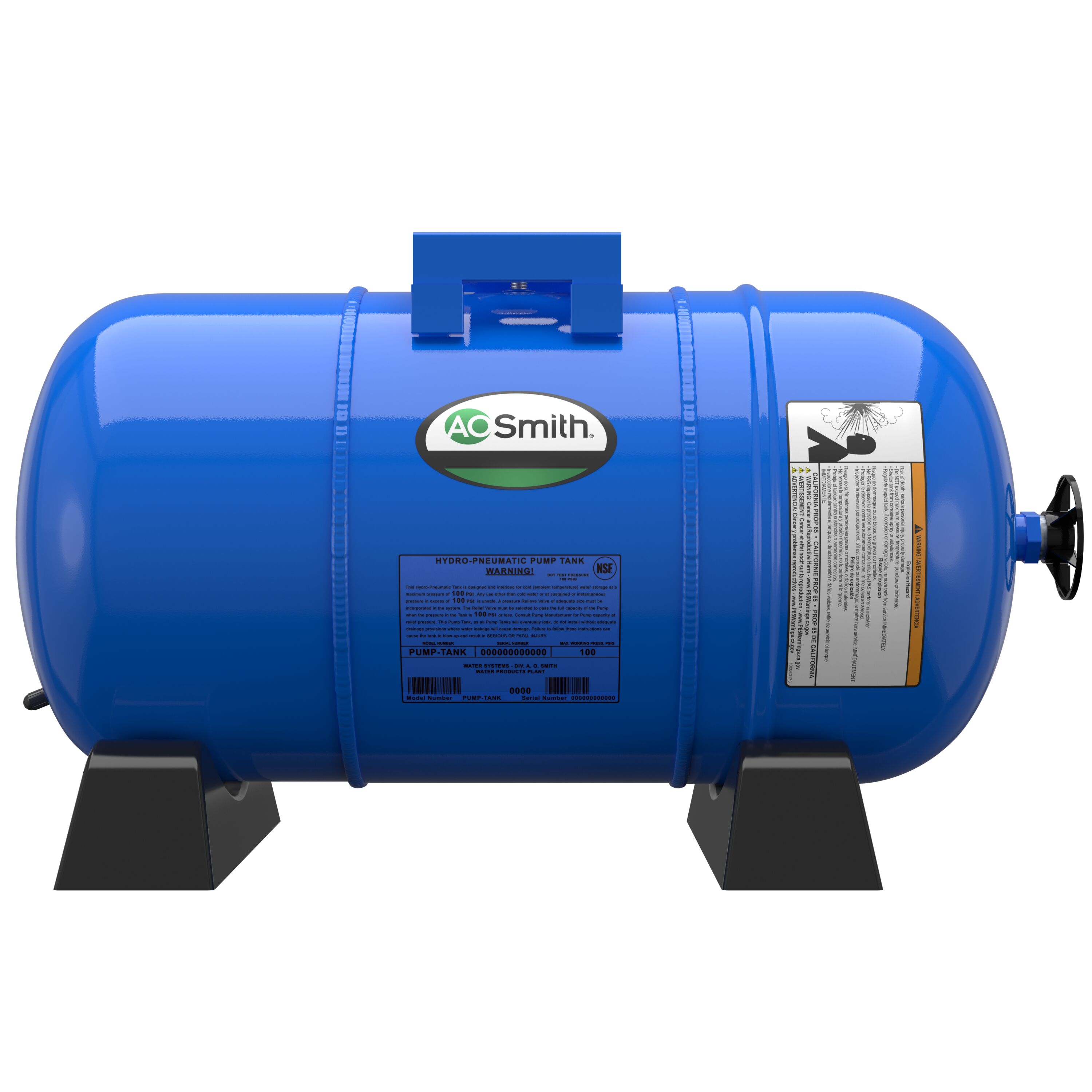 A.O. Smith LPT7H 7.3-Gallon Horizontal Well Pressure Tank