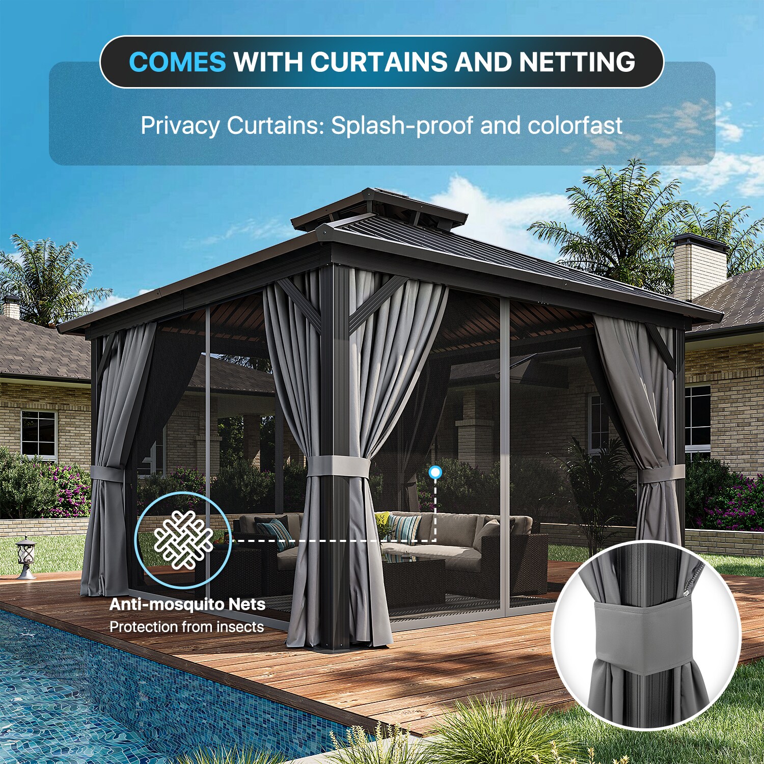 Bapipro BPIG04G52 Wood-Resin-Gazebos - View #7