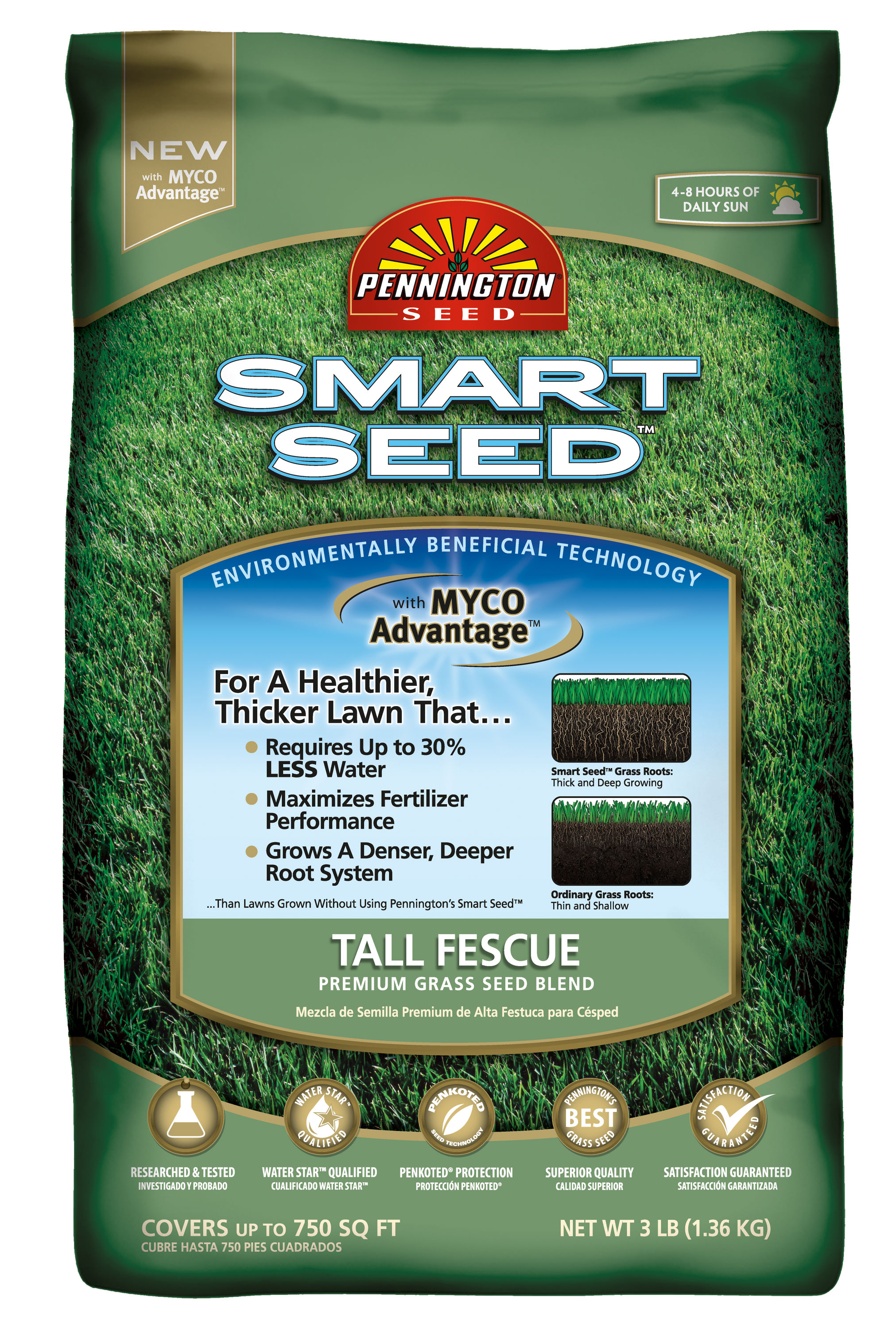 Pennington Smart Seed 7-lb Tall Fescue Grass Seed at Lowes.com