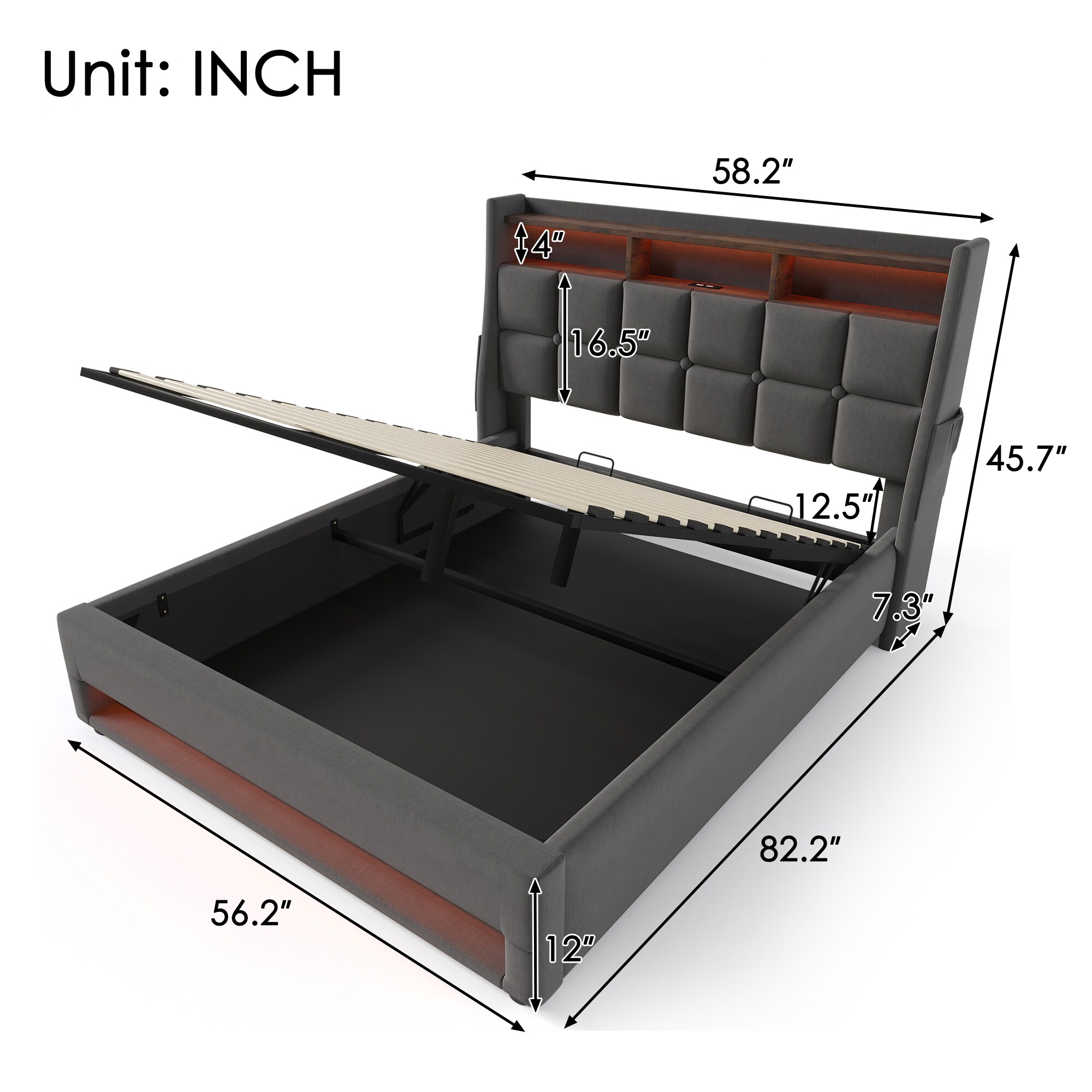 SINOFURN SYC470007GY beds - View #3