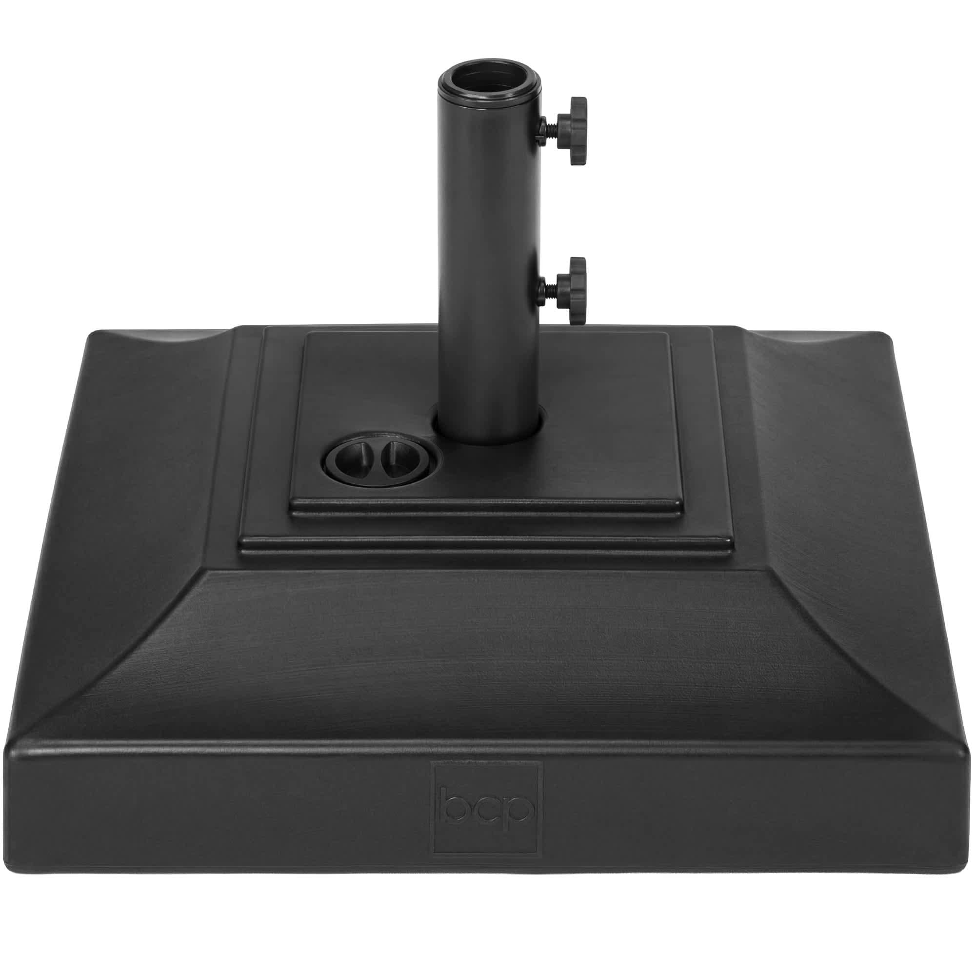 Best Choice Products -  Fillable Plastic Patio Umbrella Base Stand Pole Holder w/ Adjustment Knob...