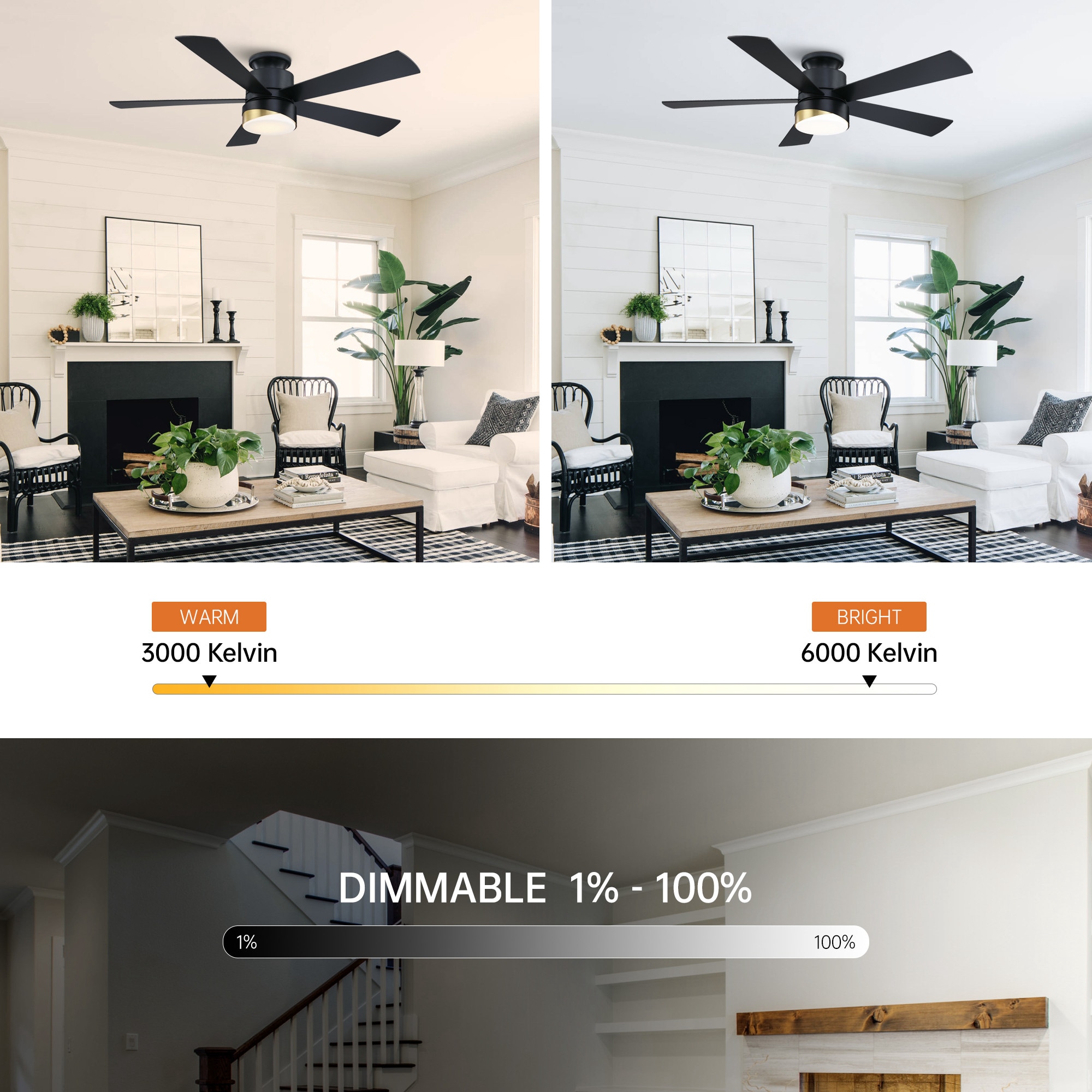 Parrot Uncle F6115-SMART Ceiling-Fans - View #5