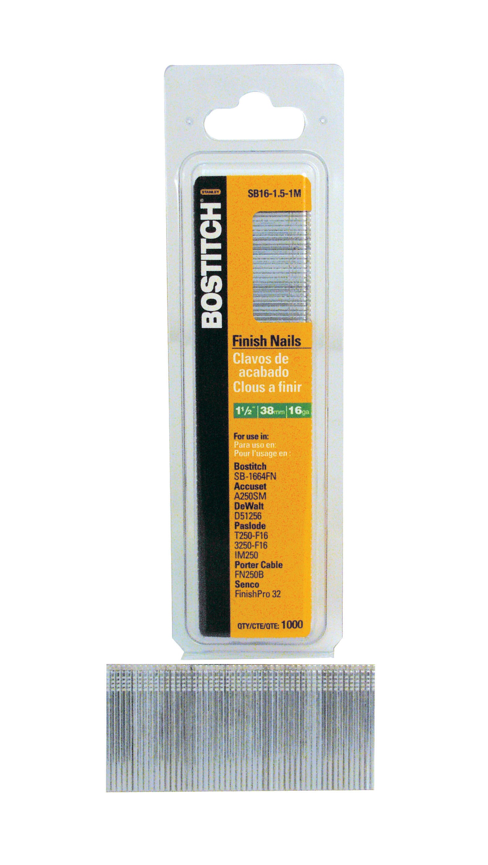 Bostitch 18-Gauge Collated Finish Nails (3000-Per Box) – Lowes Inventory  Checker – BrickSeek
