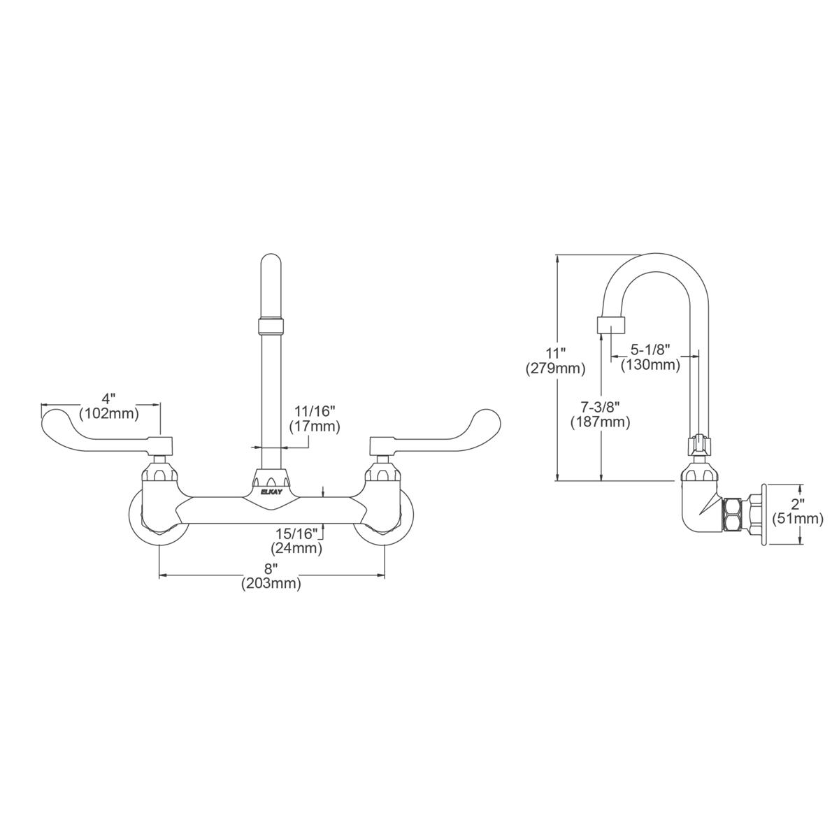 Elkay LK940GN05T4H Kitchen-Faucets - View #3