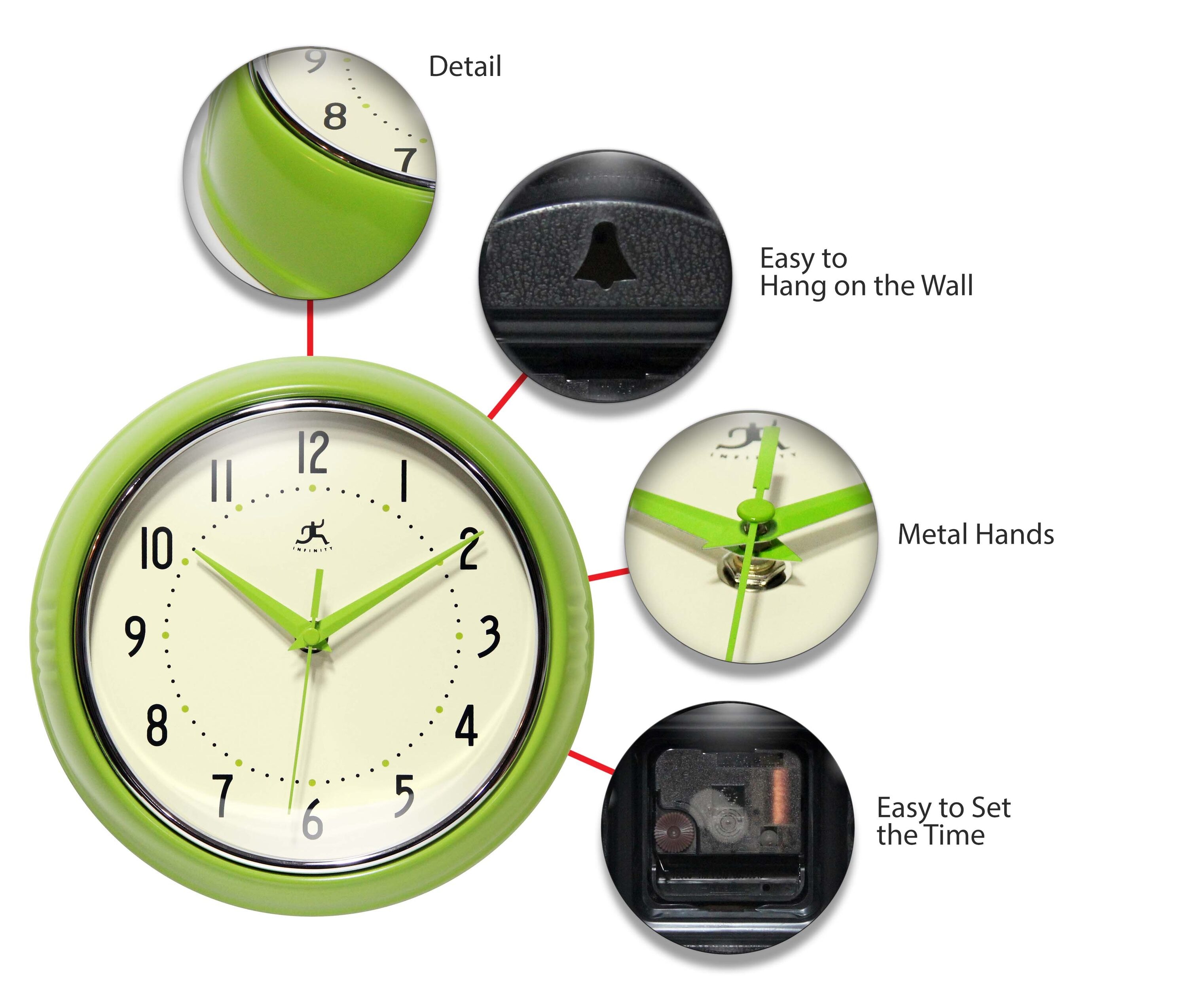 Infinity Instruments 10940AN Indoor-Outdoor-Clocks - View #4