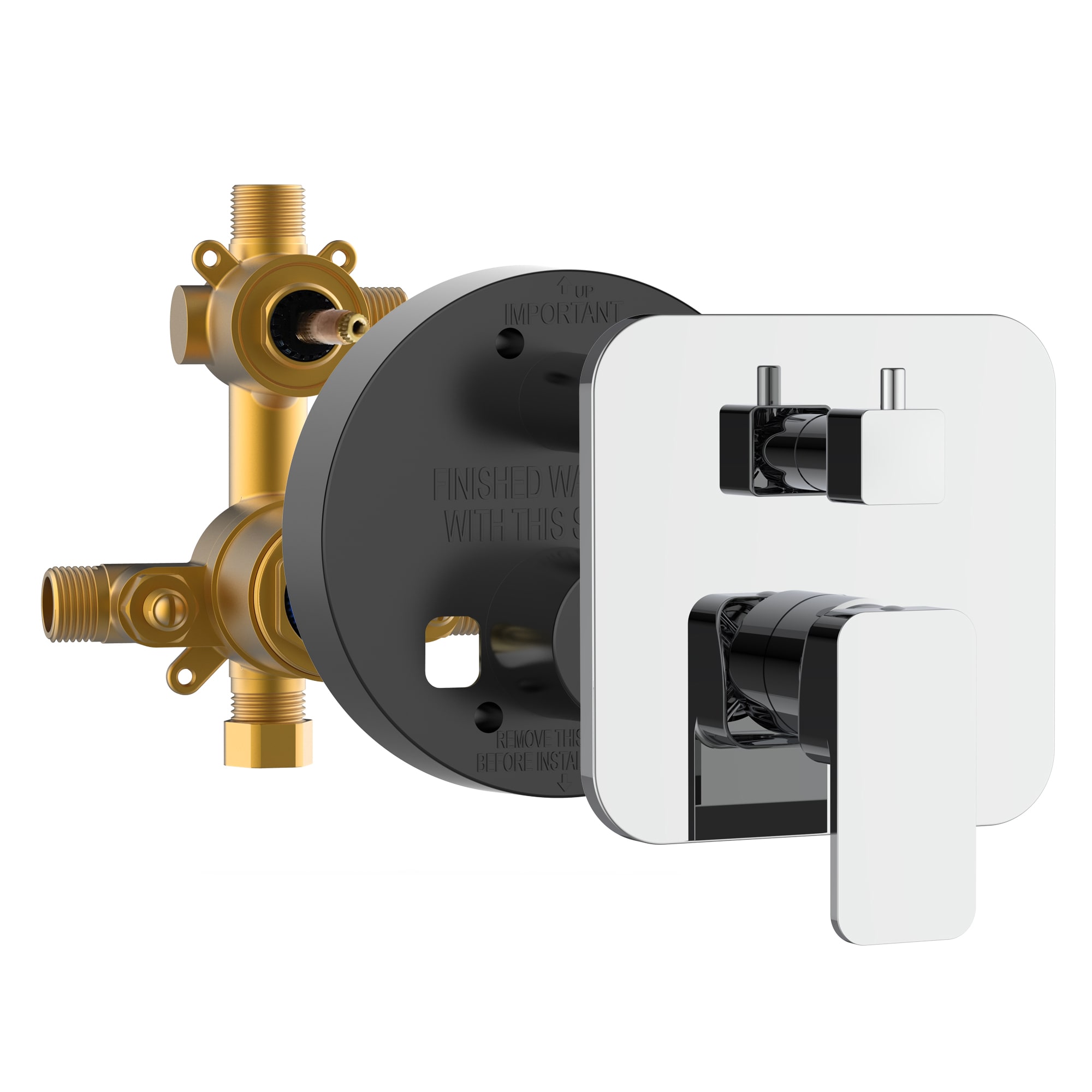 PULSE 3007-RIVD-CH 1/2-in ID MIP x 1/2-in OD MIP Brass Pressure balancing valve