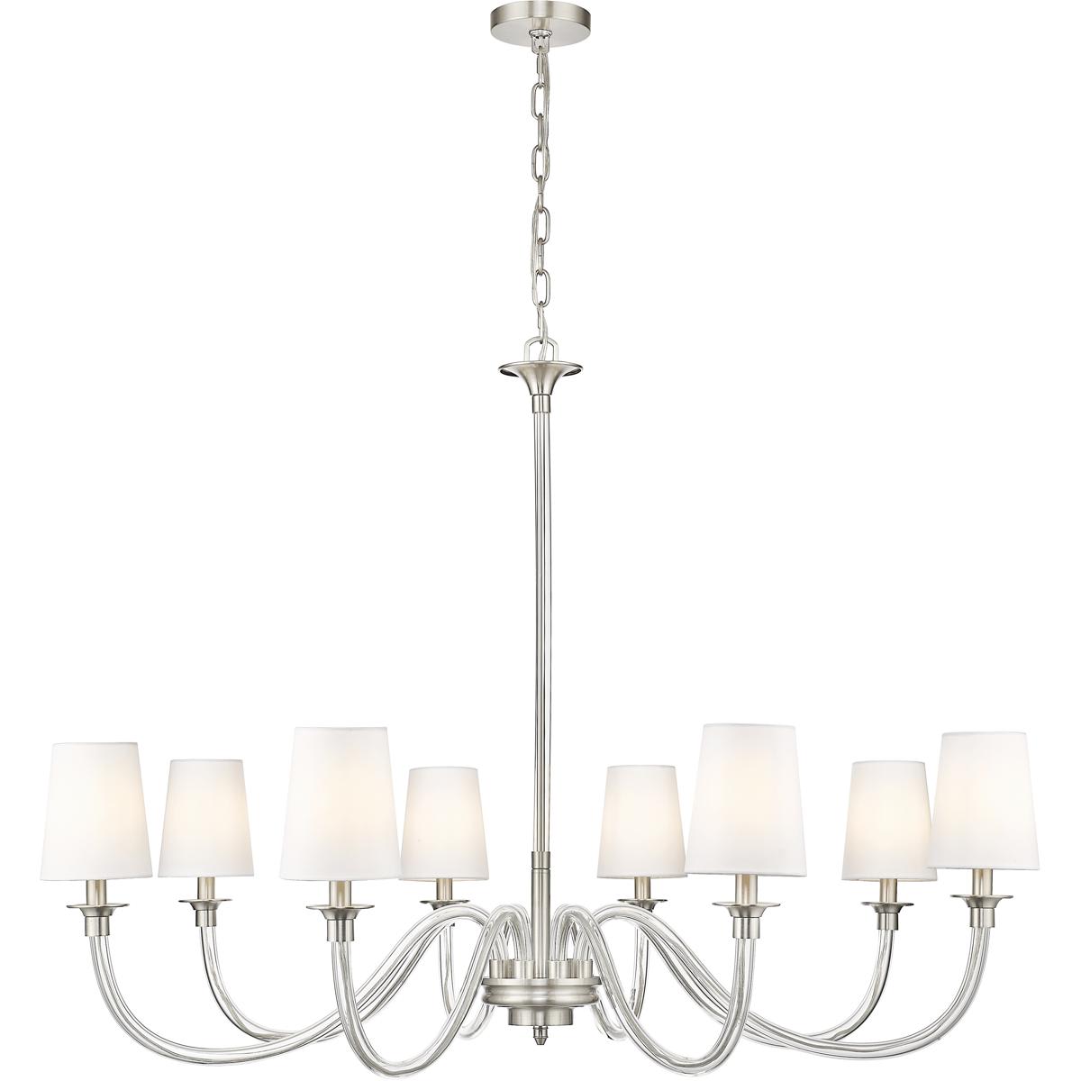 Z-Lite -  1950-8BN Katerina 8 Light 46 inch Brushed Nickel Chandelier Ceiling Light