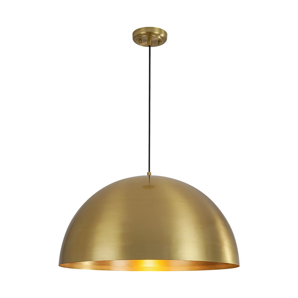 Wonderindoor 1 -Light AGB Modern/contemporary Metal Bowl Medium Hanging Pendant Light