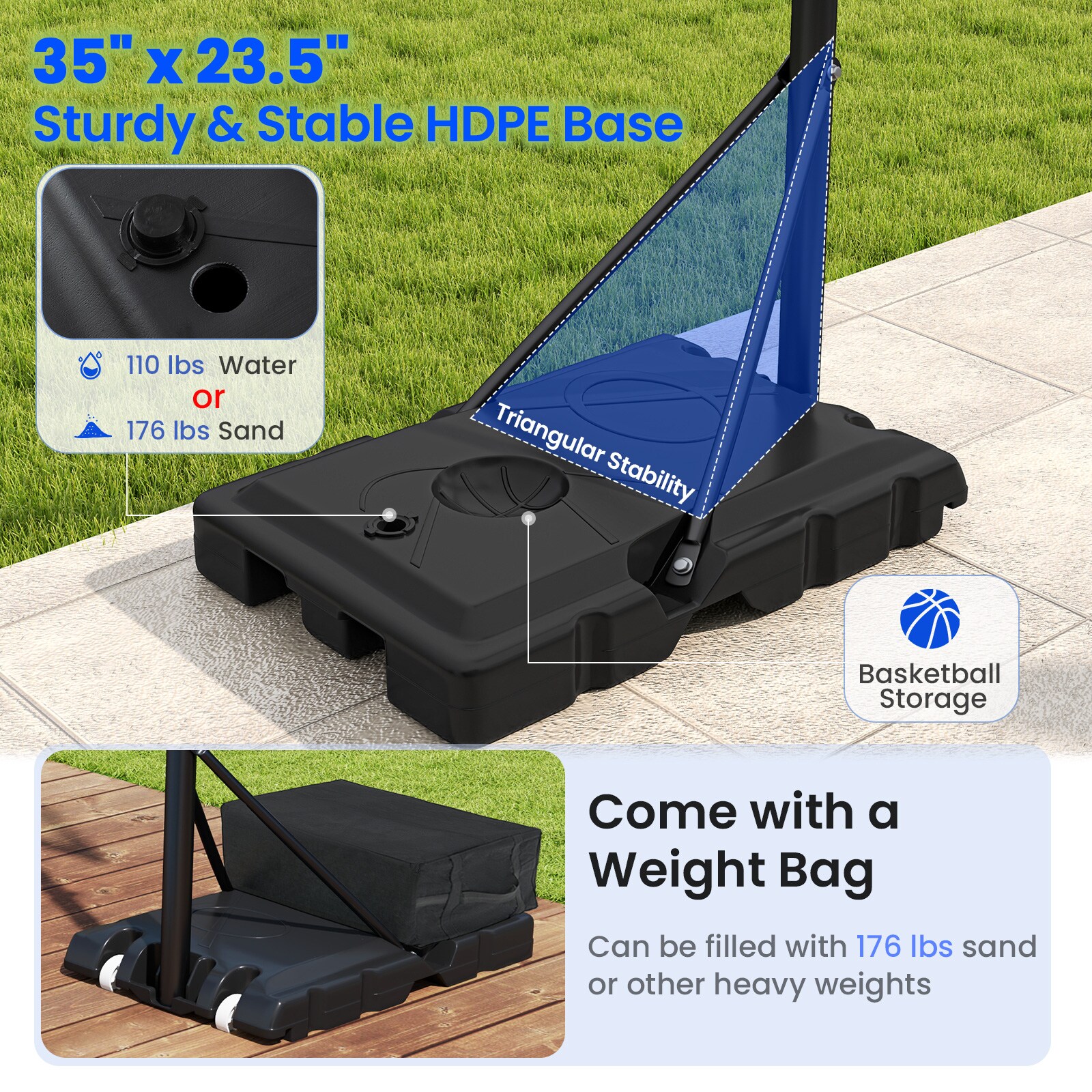 Slickblue D-CO-26283PS Basketball-System - View #7