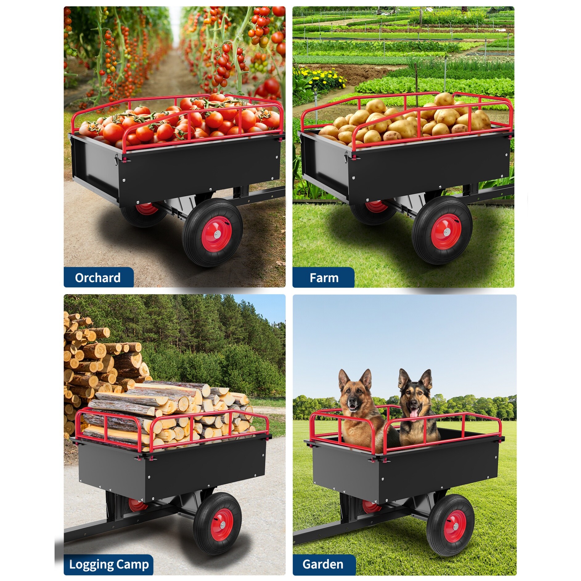 IdealHouse BLO-SBP2-7SV Yard-Carts - View #7