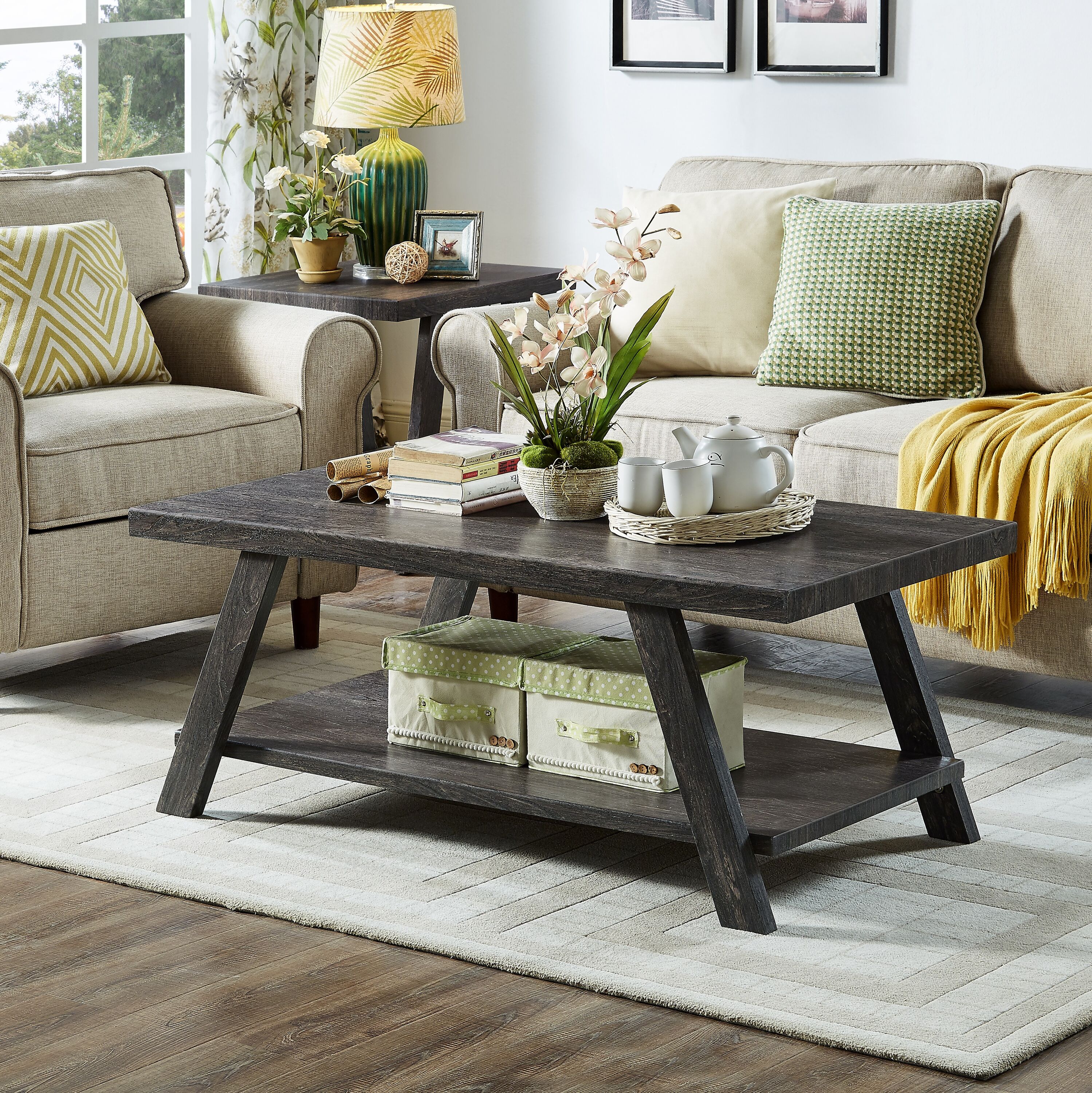 Roundhill Furniture OS3371 Accent-Table-Sets - View #3