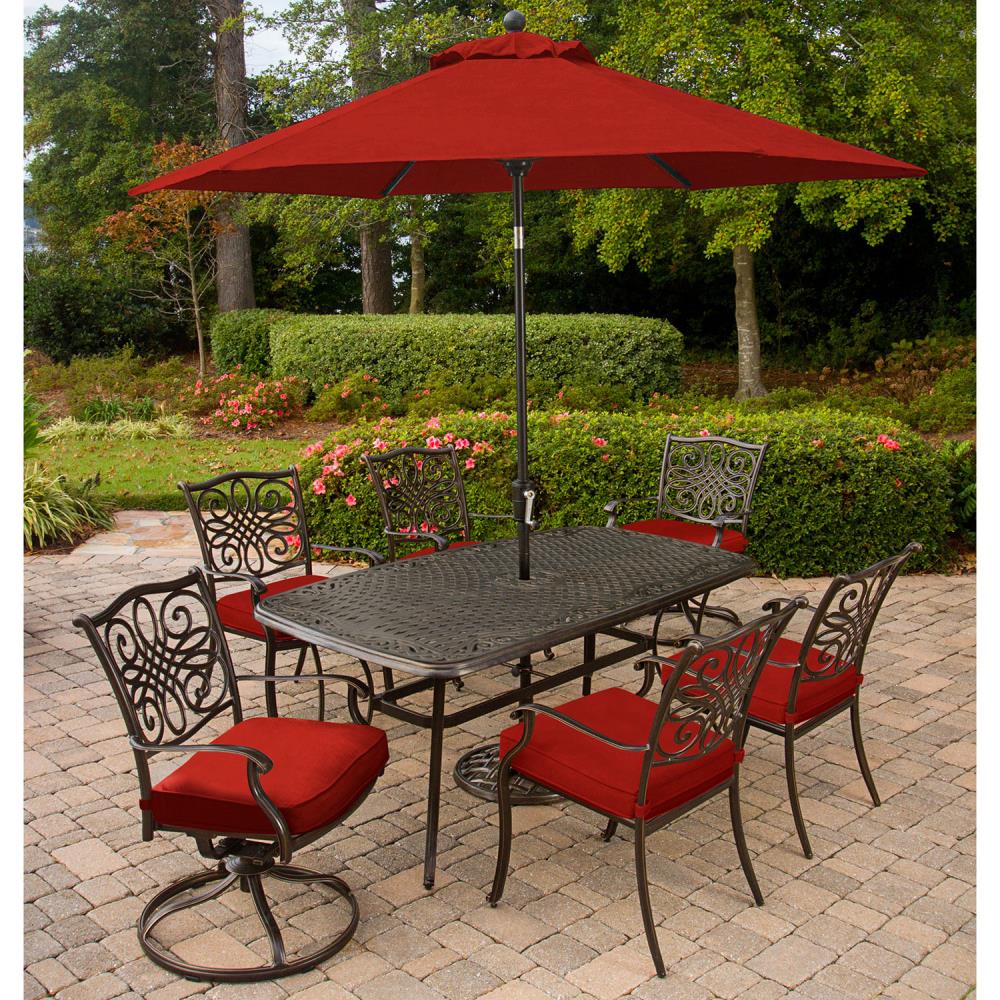 Hanover TRADITIONS7PCSW-SU-R Patio-Dining-Sets - View #11