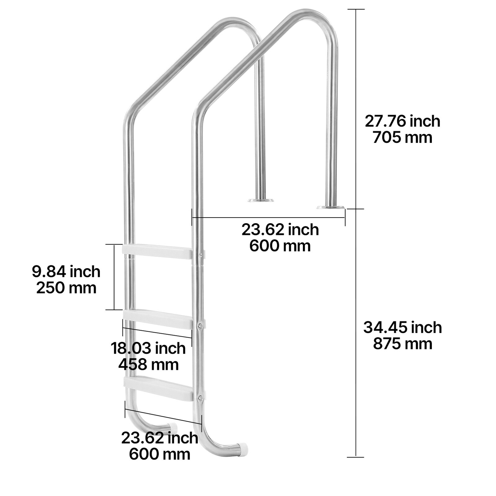 GIVIMO LW108GIVSS708 Above-Ground-Pool-Lad-Steps - View #8