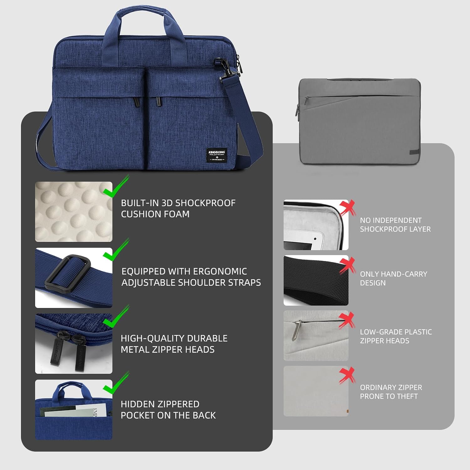 KINGSLONG B07WDKCBS7 Bags-And-Backpacks - View #7