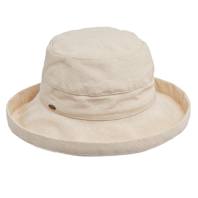 Dorfman Pacific Women's Linen Cotton Wide-brim Hat at Lowes.com