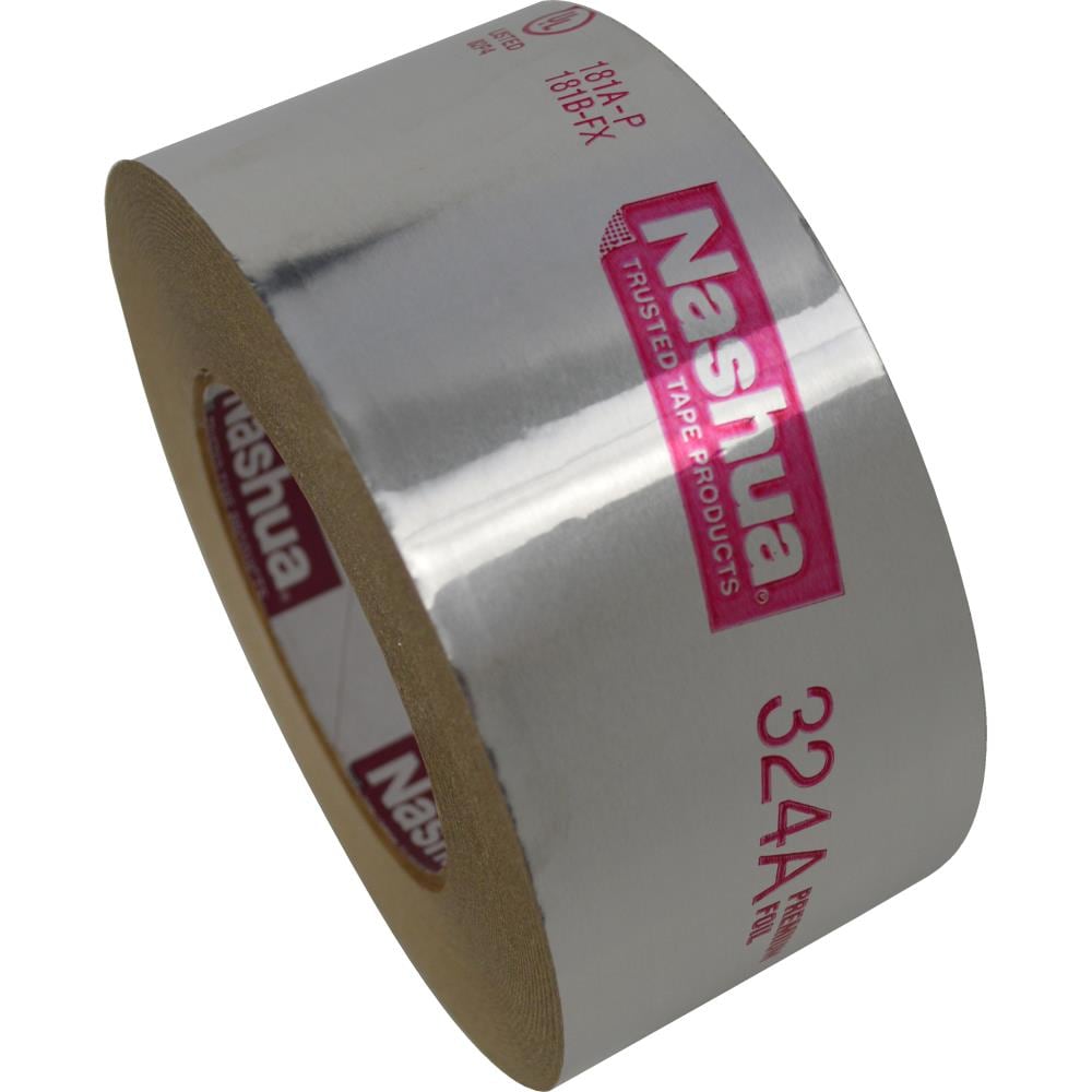 Nashua Tape 2.5 in. x 60 yd. 324A Premium Foil HVAC UL Listed Sealer Duct  Tape 1542698 - The Home Depot
