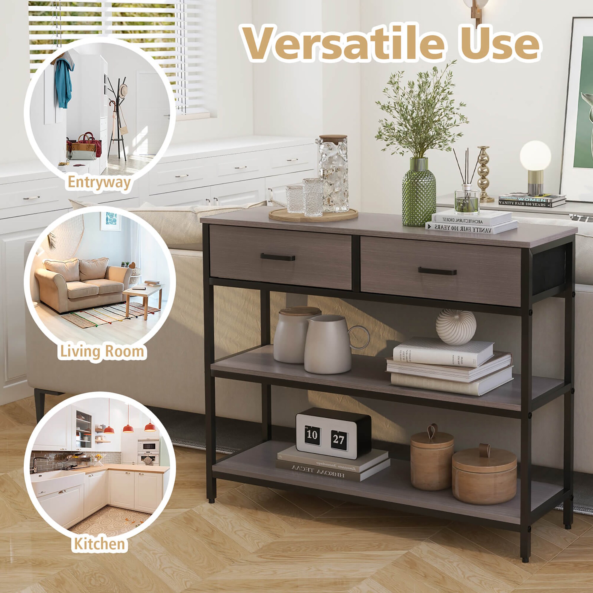 Costway HCST03488 Console-Sofa-Tables - View #4