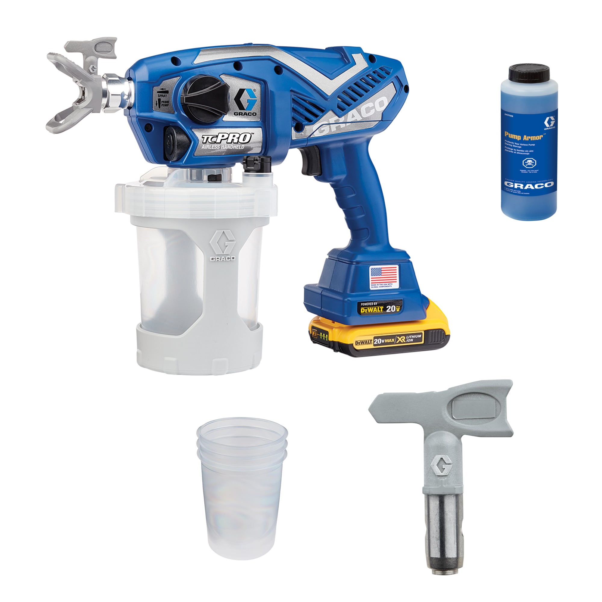 Graco TC Pro Cordless Battery Handheld Airless Paint Sprayer in