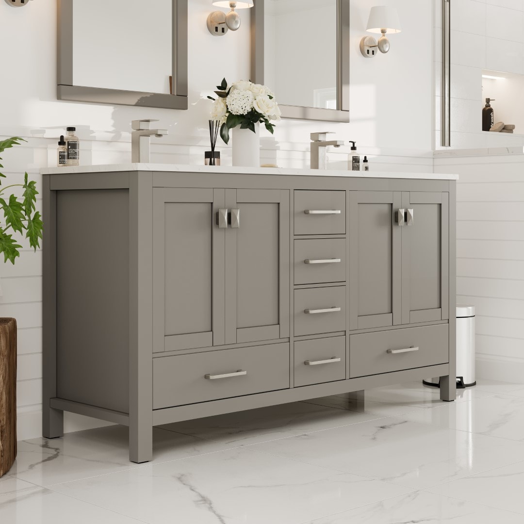 Eviva TVN414-60X18GR Bath-Vanity-Combo - View #2