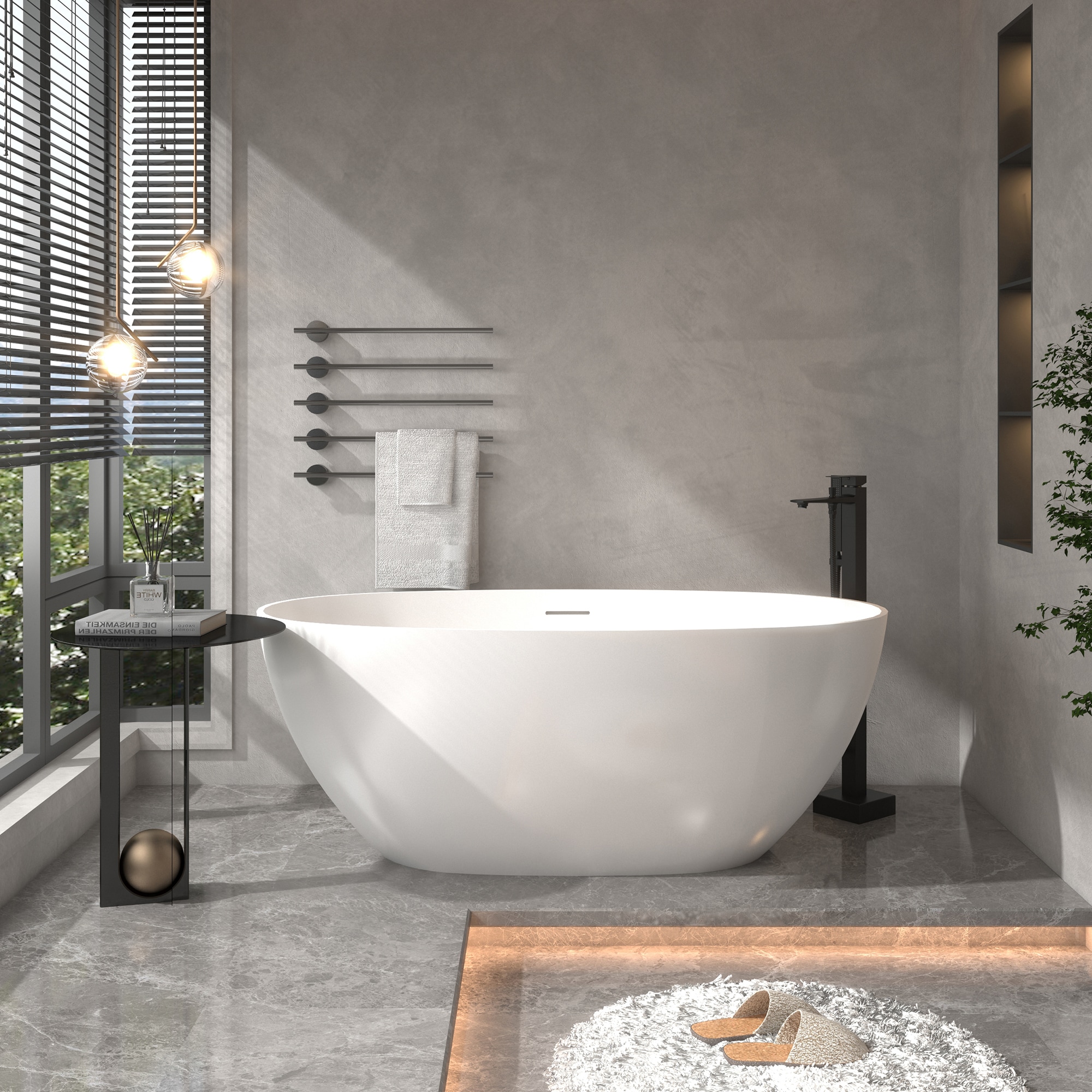 CASAINC TC08-ORB Roman-Tub-Faucets - View #3