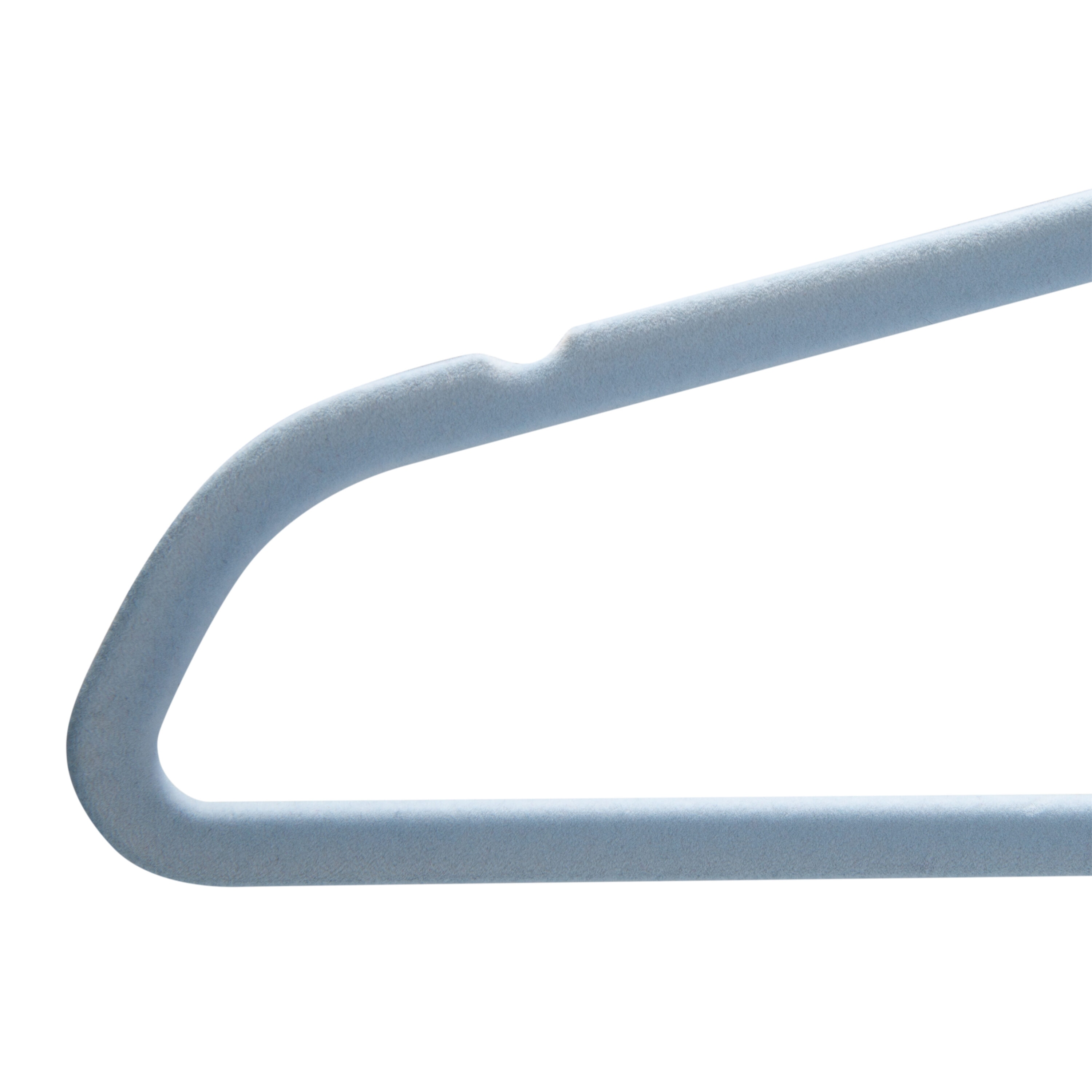 Simplify 25-Pack Plastic Non-slip Grip Clothing Hanger (Light Blue) in the  Hangers department at