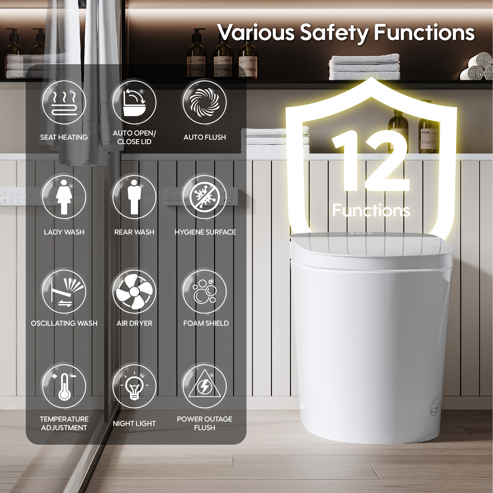 WELLFOR XS-P238860 toilets - View #3