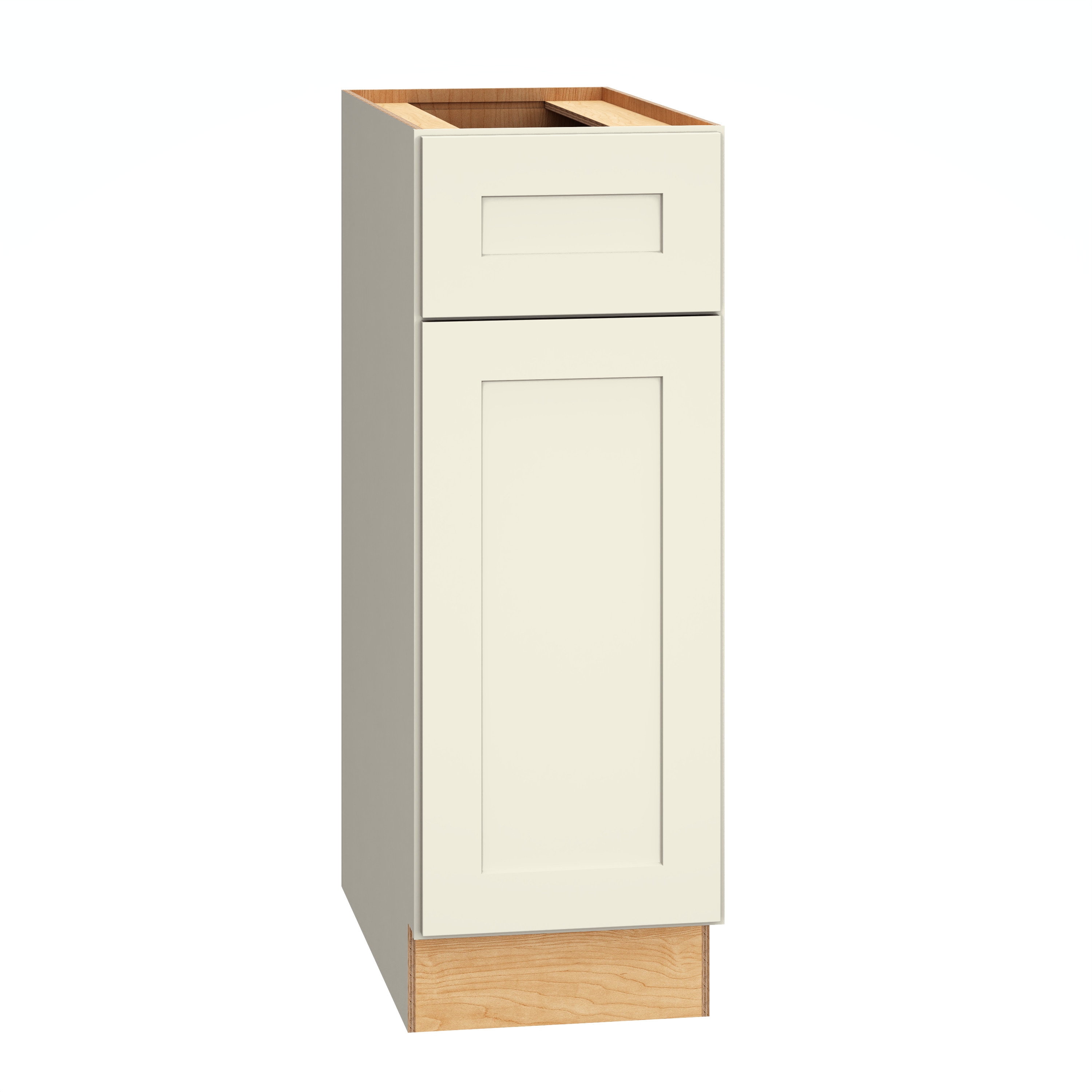 Diamond Express 61B-B12R Jamestown 12-in W x 34.5-in H x 24-in D Steam Base Fully assembled Plywood Cabinet (Recessed Panel Shaker)