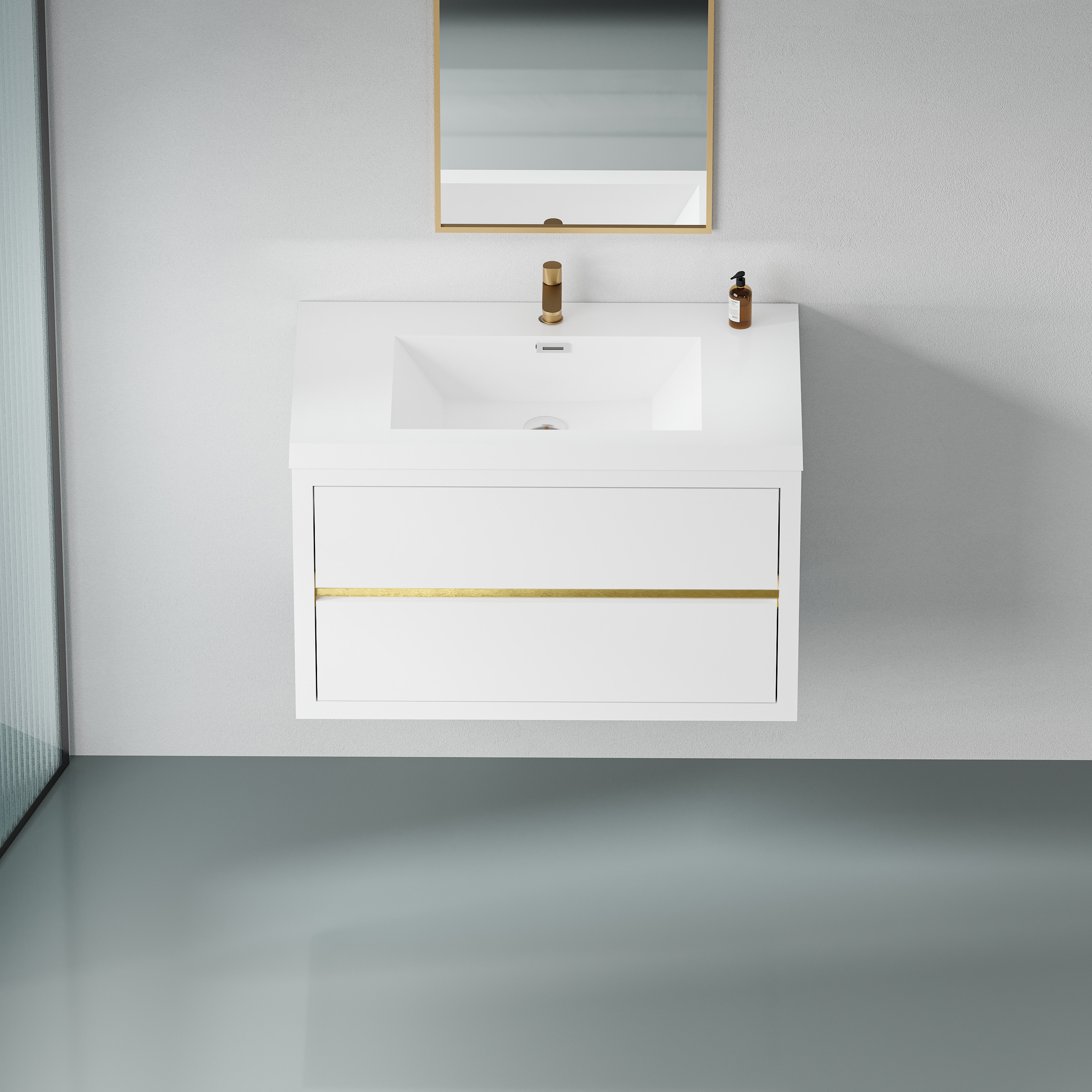 CASAINC WF-JMJ-BCB 1040 WH Bath-Vanity-Combo - View #2