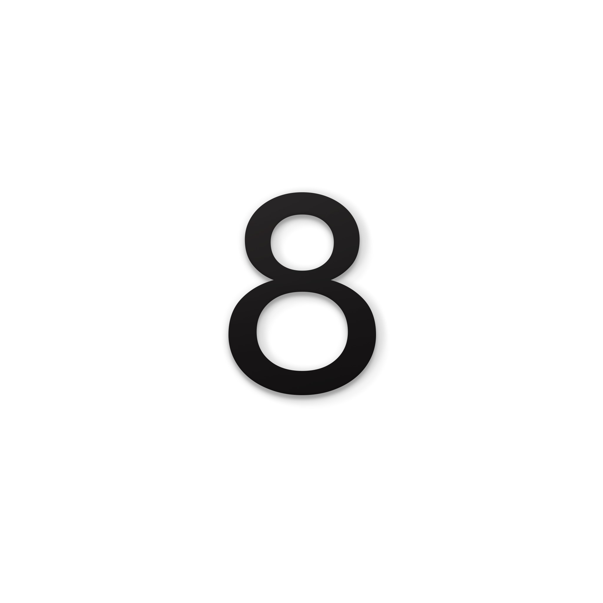 Post & Porch NUMBERS-BLACK-8 4-in Black Number 8