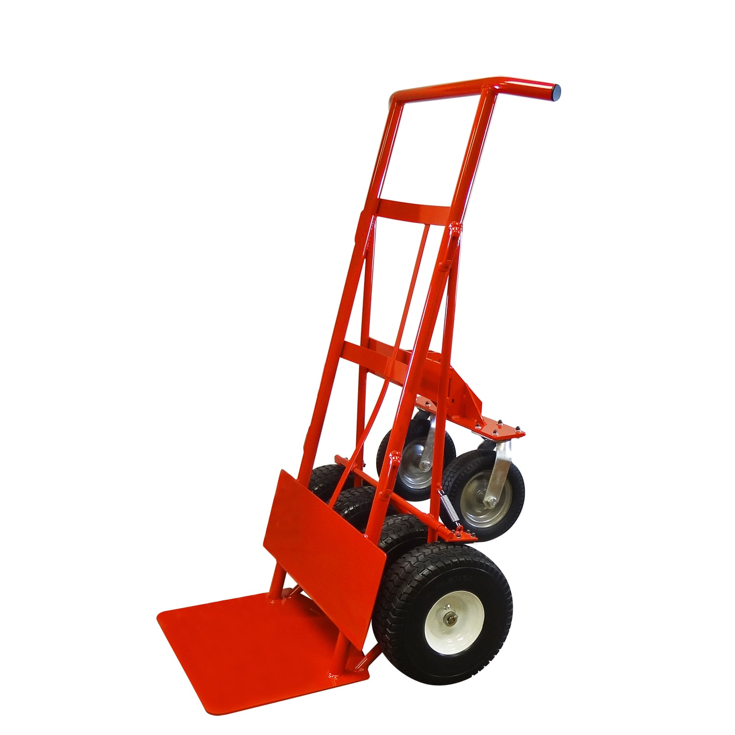 American Forge & Foundry 1500-lb Capacity 3-Wheel Red Steel Dolly in the  Hand Trucks & Dollies department at