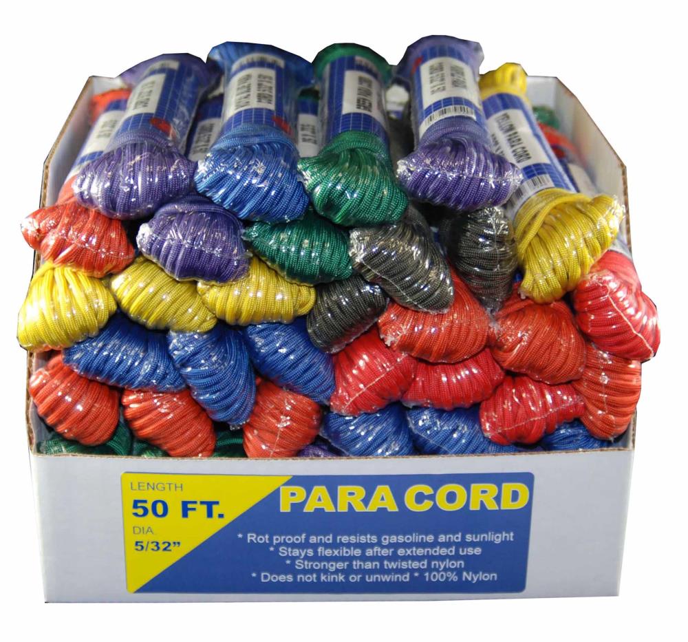 Corda 1/8 in. x 50 ft. Braided Nylon Paracord Rope