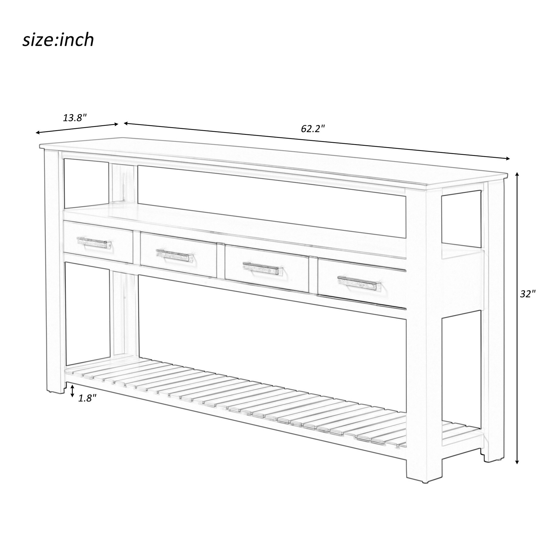 ModernLuxe L-WF298909AAB Console-Sofa-Tables - View #8