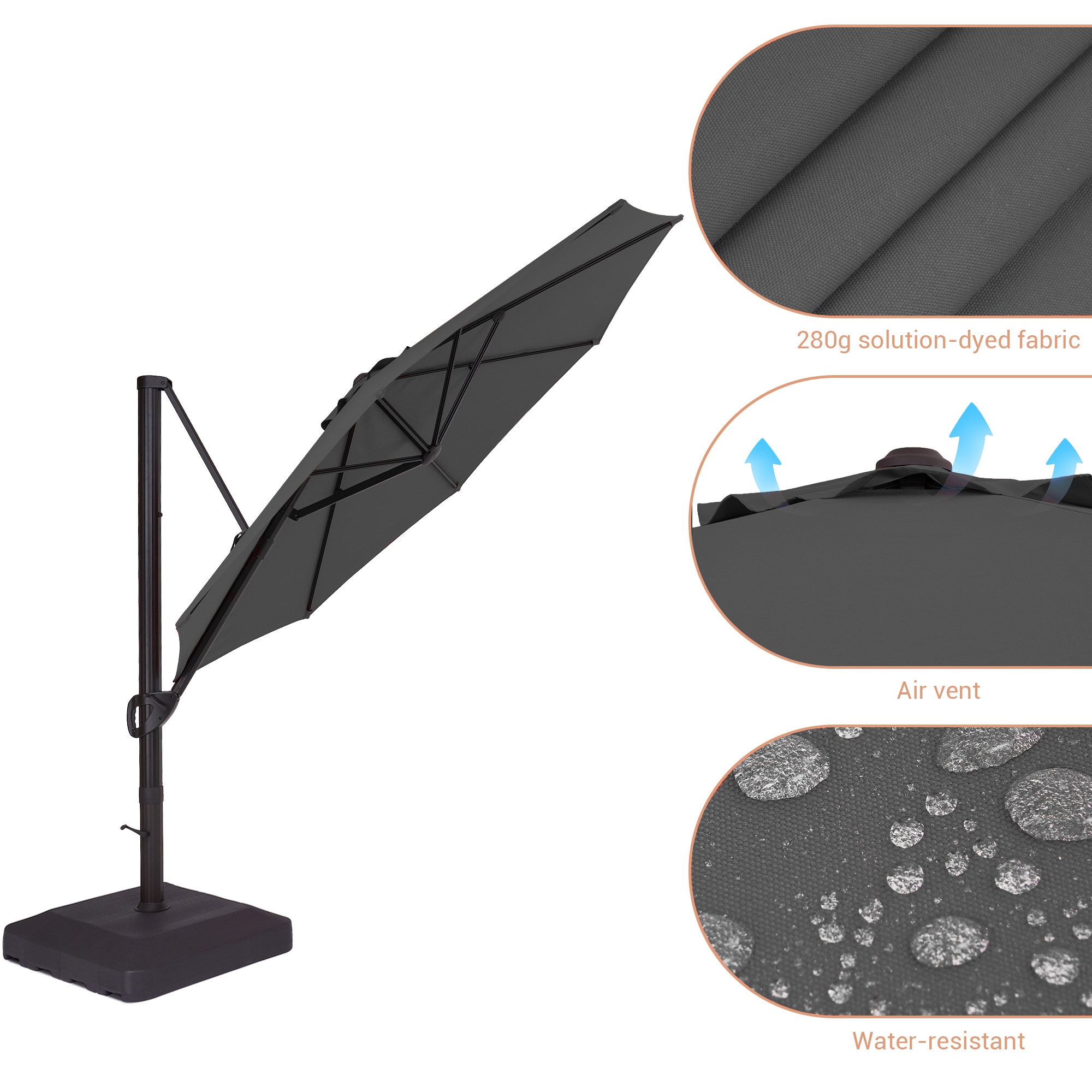 ACEGOSES LW-1159RD-LED-WB Umbrellas-2 - View #3