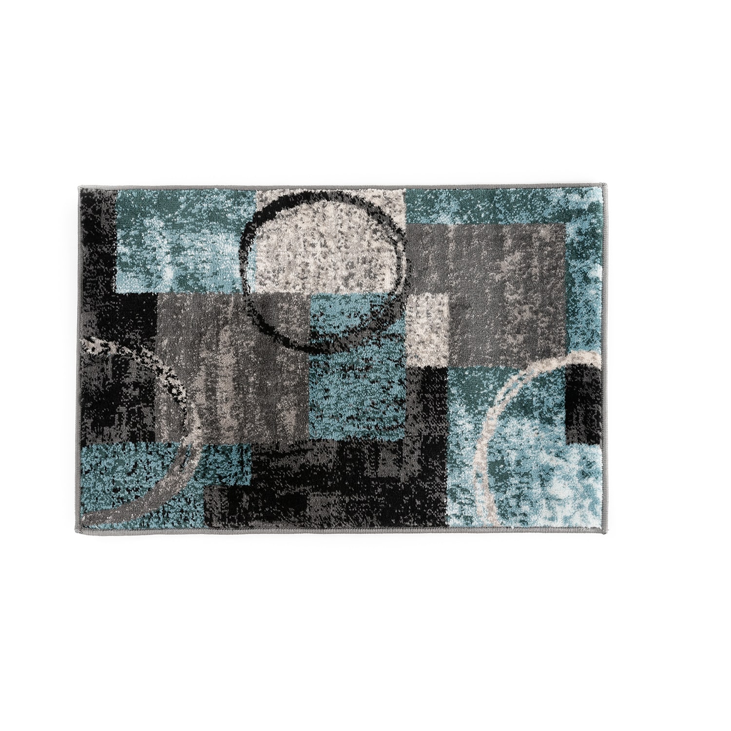 World Rug Gallery Wynn Area Rug, Blue/Gray, 2' x 3' 