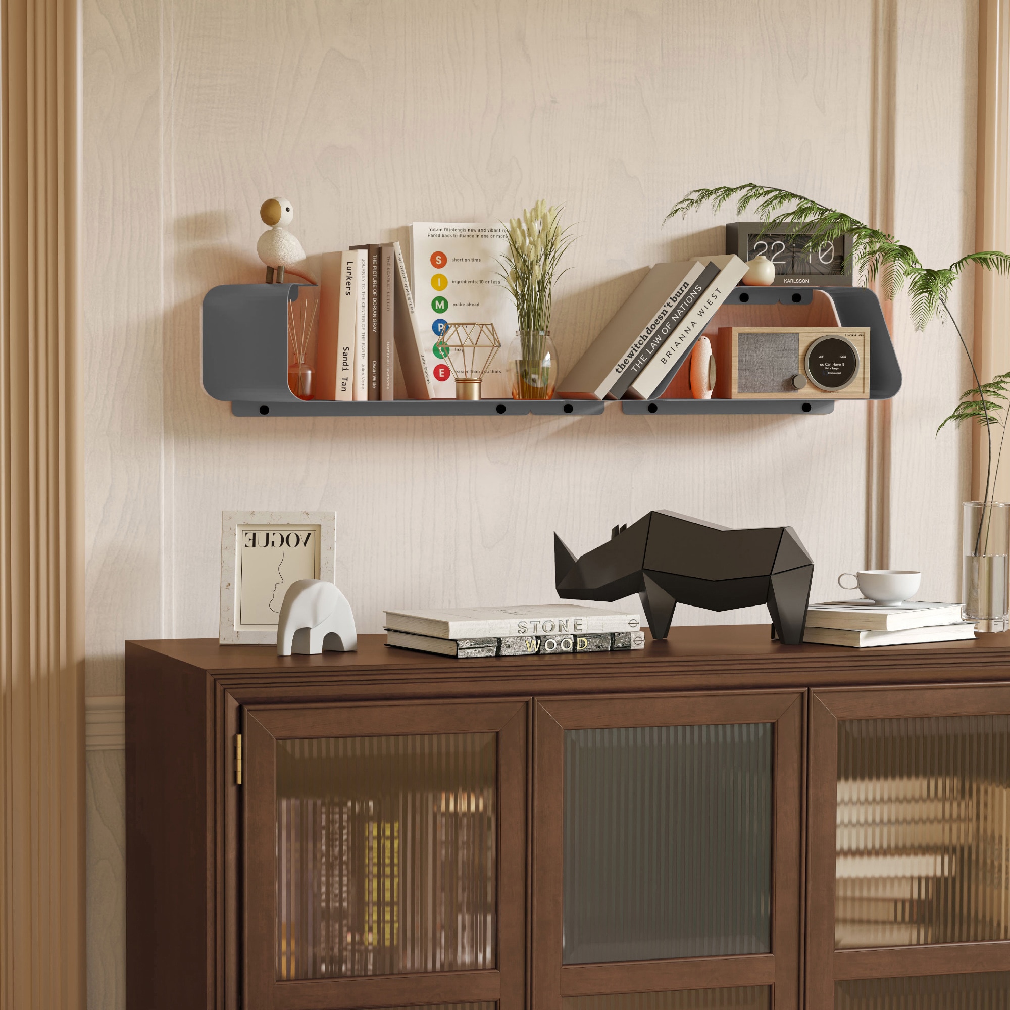 Sttoraboks FS-M001-GREY-LS Wall-Mounted-Shelving - View #2