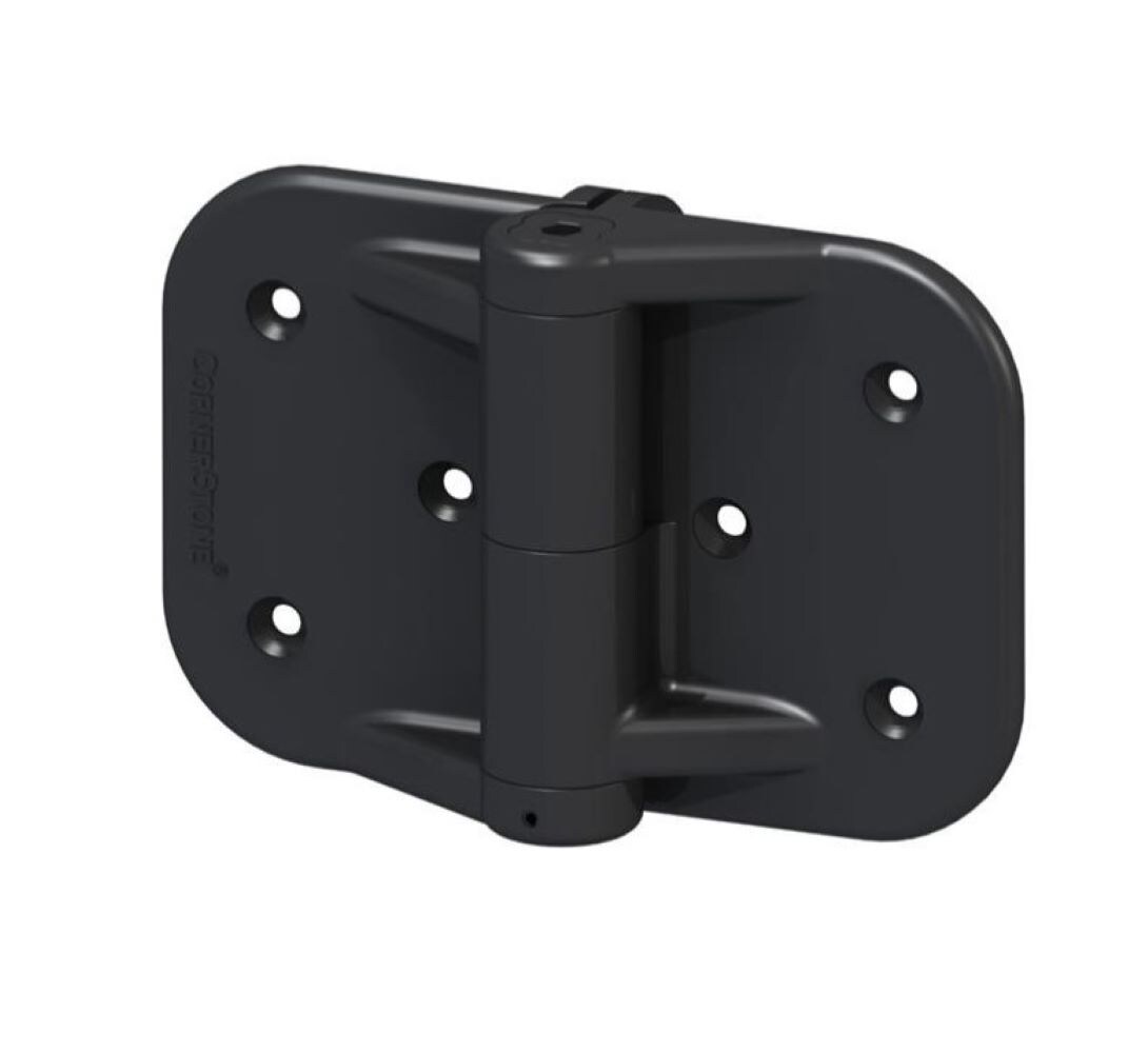 Capital Railing 4-in Black PVC Gate Hinge For Multiple Fence Types in ...