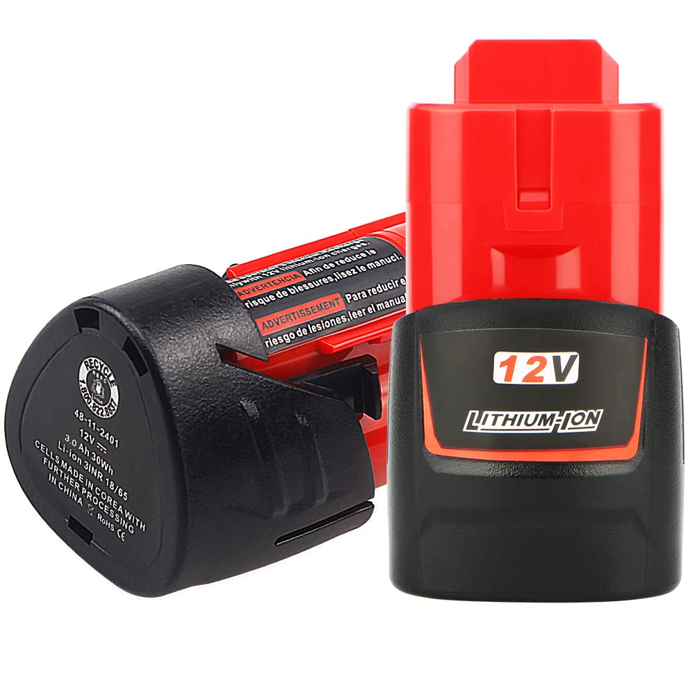 UUDULY  12V 3.0Ah Replacement power cell Pack Compatible with Cordless Power Tools for Home and Outdoor Use durable home and garden accessory