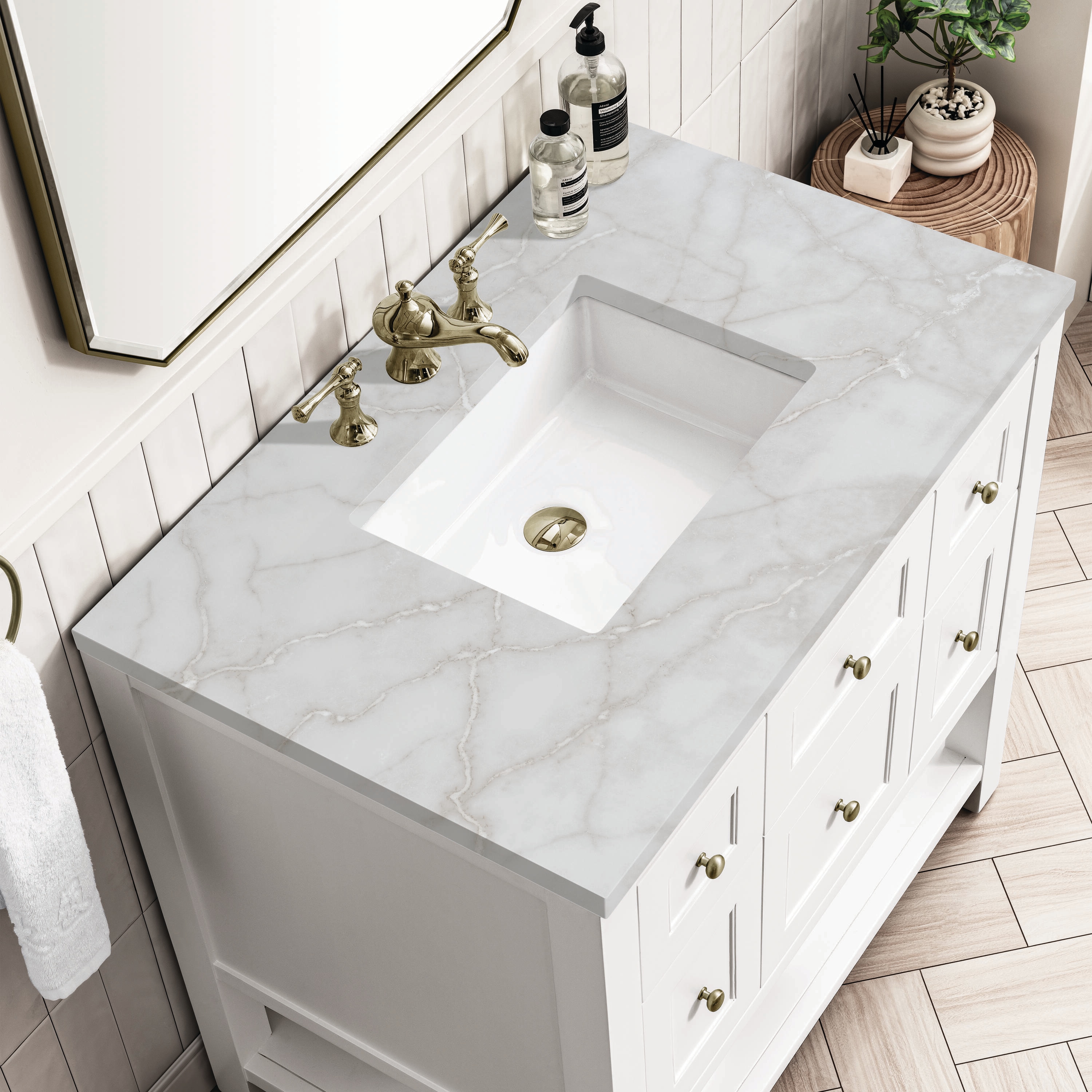 James Martin Vanities 330-V36-BW-3VSL Bath-Vanity-Combo - View #5
