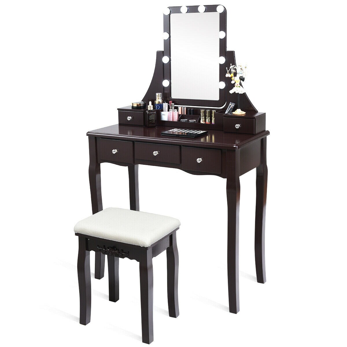 Costway GYM03678 Bedroom-Vanities - View #4