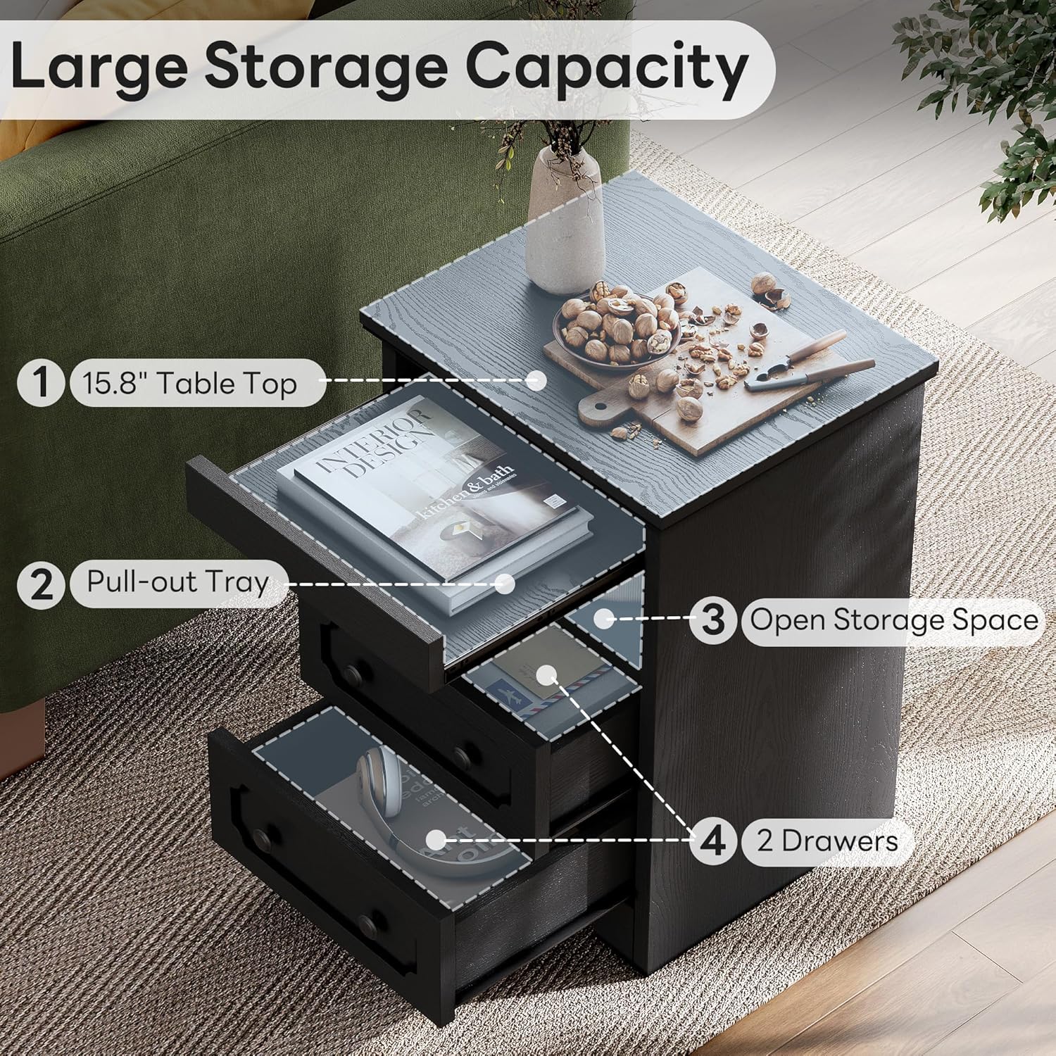 Likimio HTCI7OVEVEKTU6Y0 nightstands - View #3