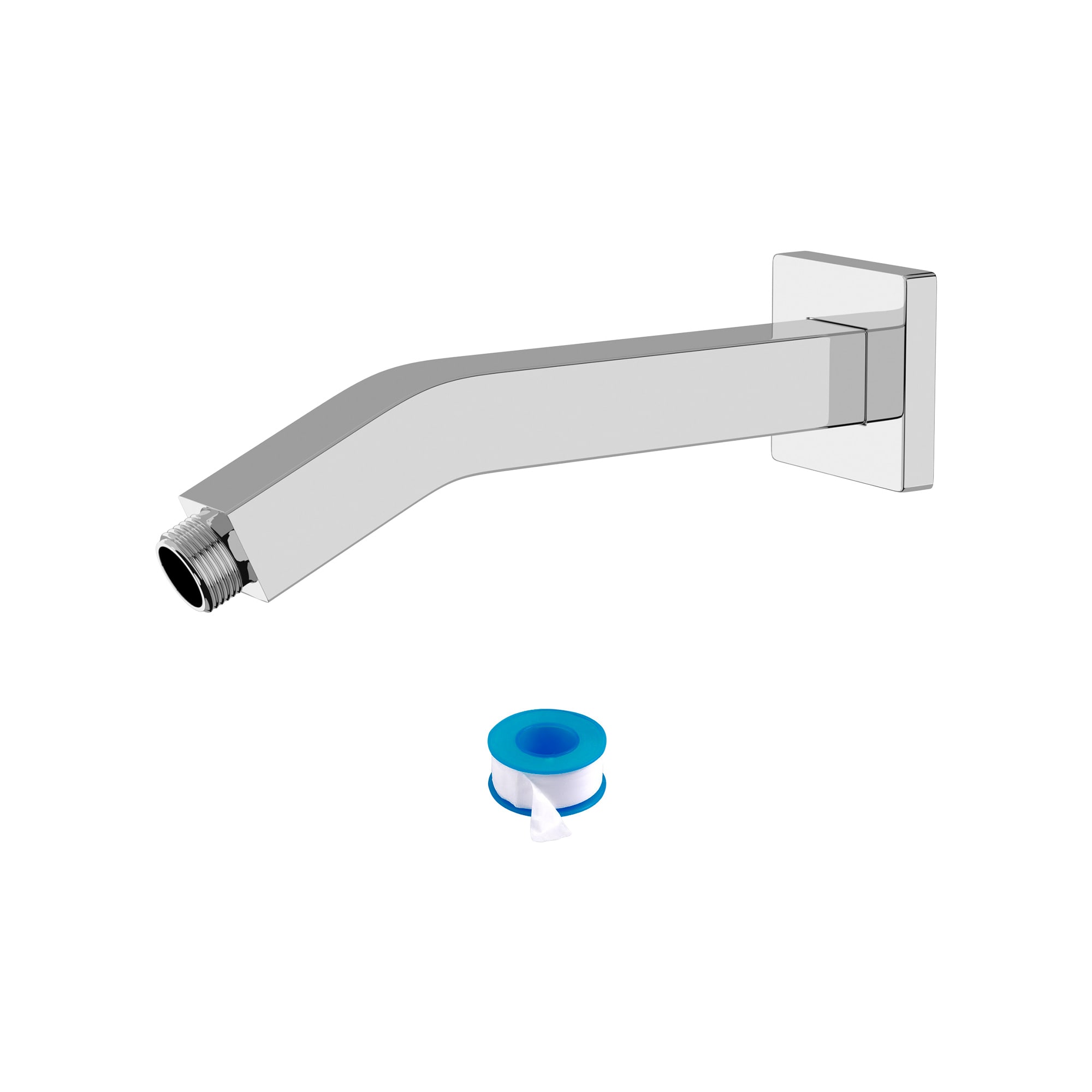 EVERSTEIN Q-861-OTOP Chrome 8-in Universal Shower Shower arm 0.5-in -ID