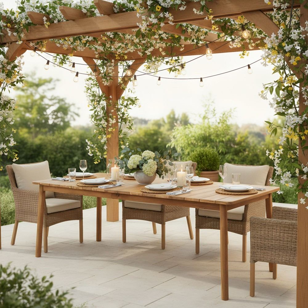 Coolbibila CARL-TABLE-TEAK Dining-Tables - View #2