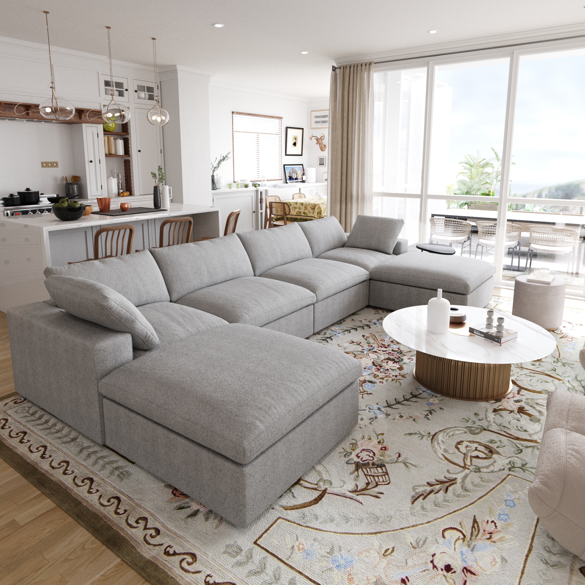 BuotiqHom DH-S4+2-121LG Sofas-Loveseats - View #4