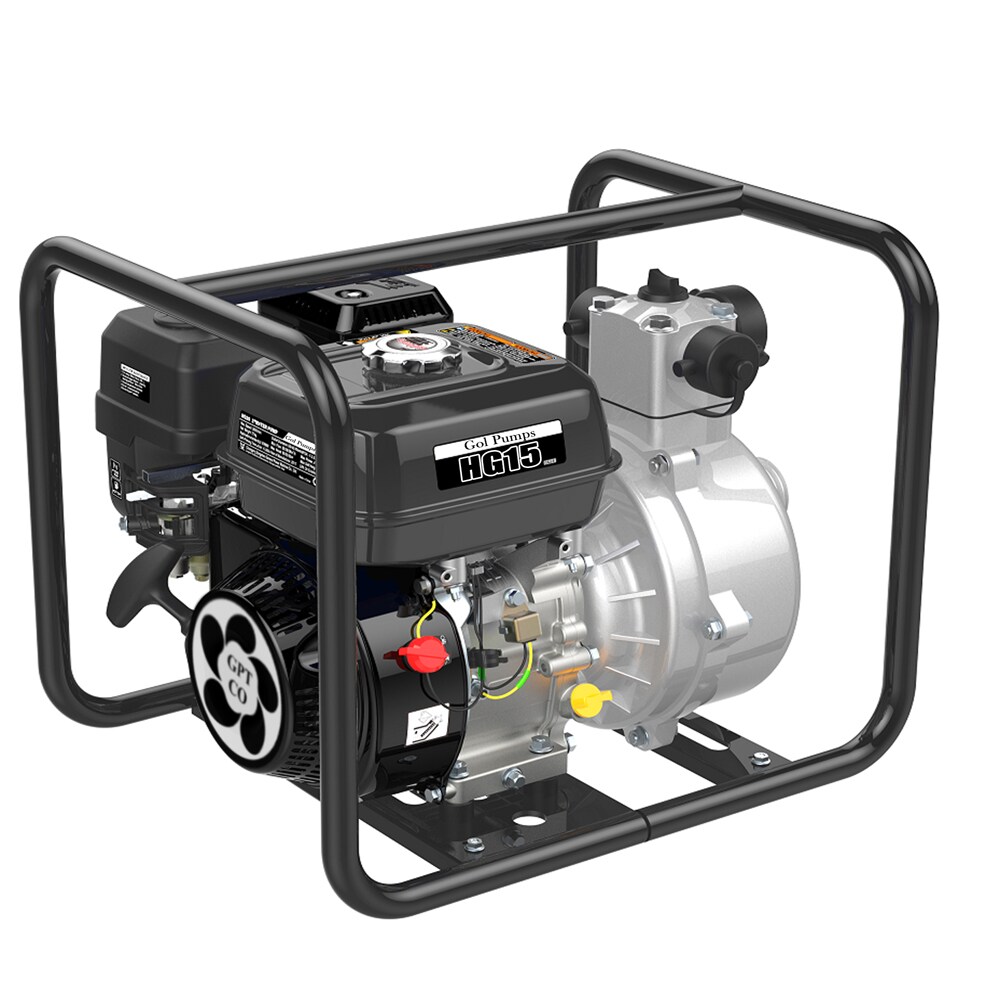  HG15 6-HP Cast Iron Gas-powered Utility Pump