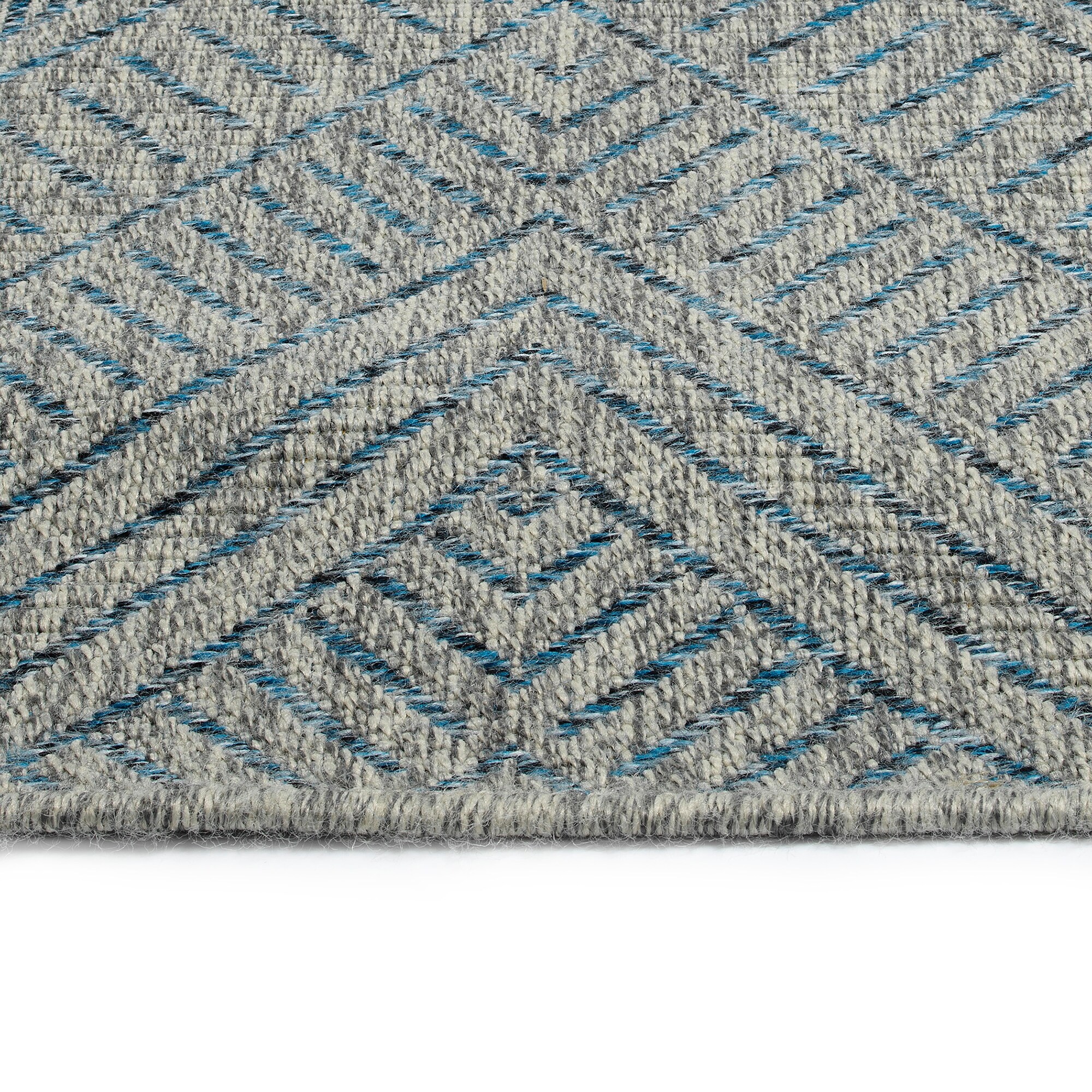 LOVMOR Modern Transitional Geometric Southwestern Textured High-Low Cut ...