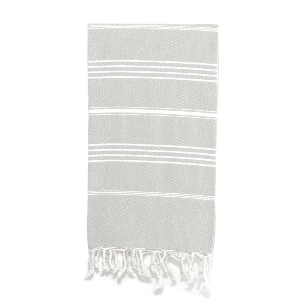 Laural Home Grey Mist Spa Collection 6-Pc. Cotton Towel Set