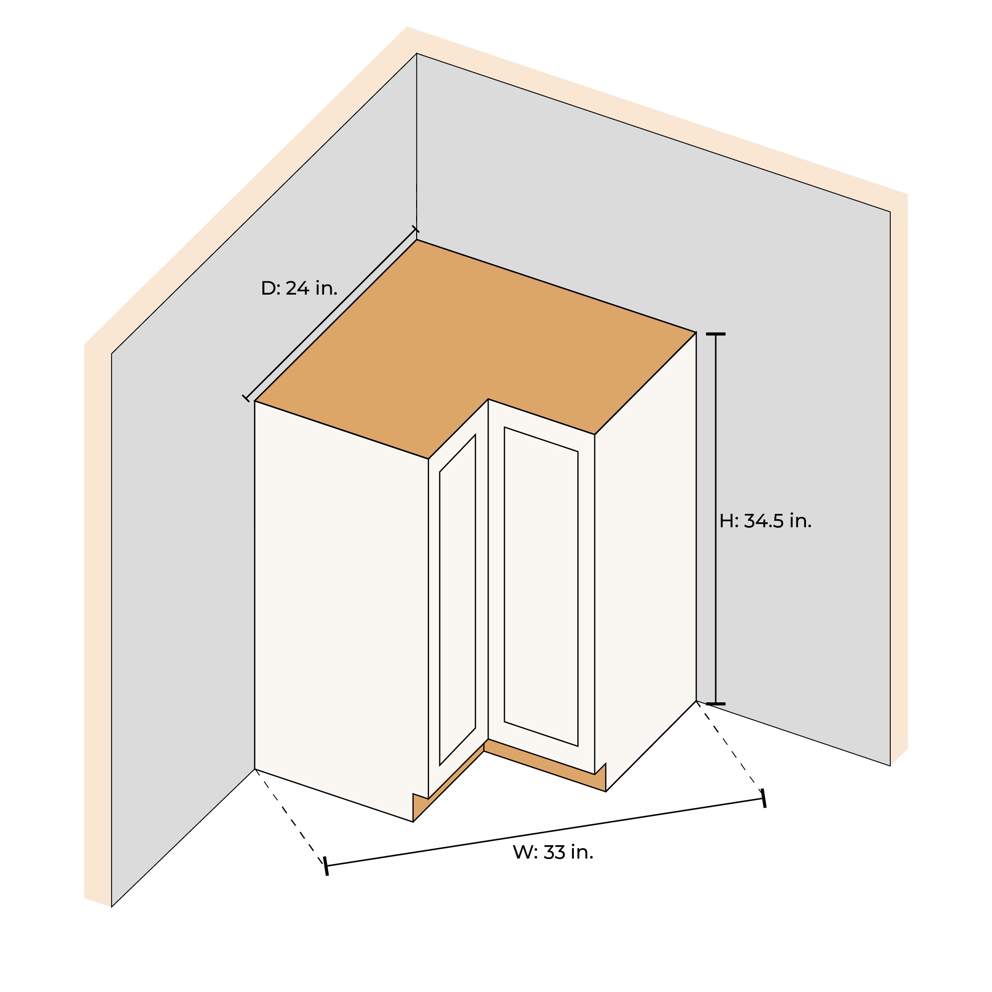 RELIABILT 333 BER33R Cabinets-Kitchen - View #2