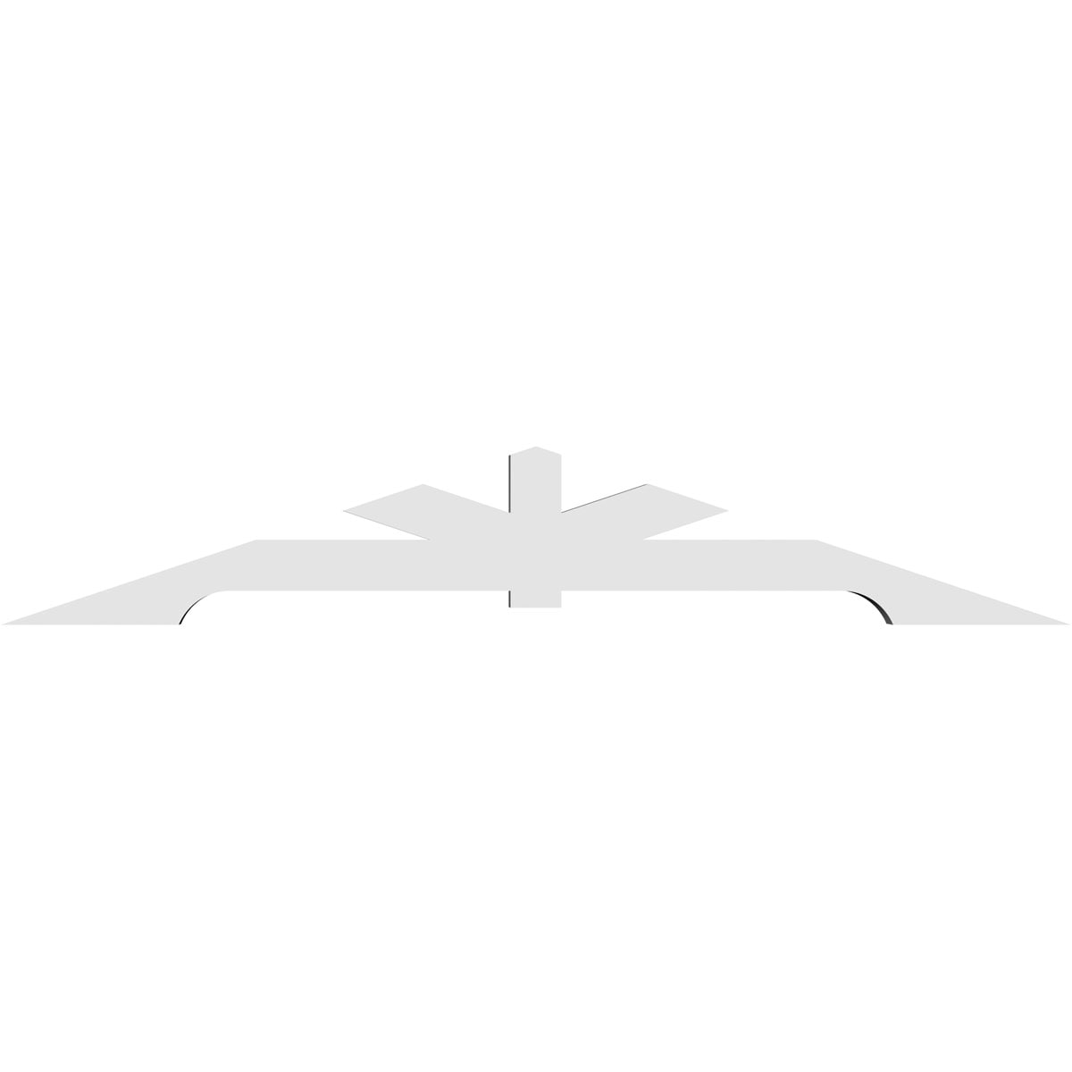 Ekena Millwork GBP084X14X0404VAN00 Exterior-Brackets-Braces - View #4